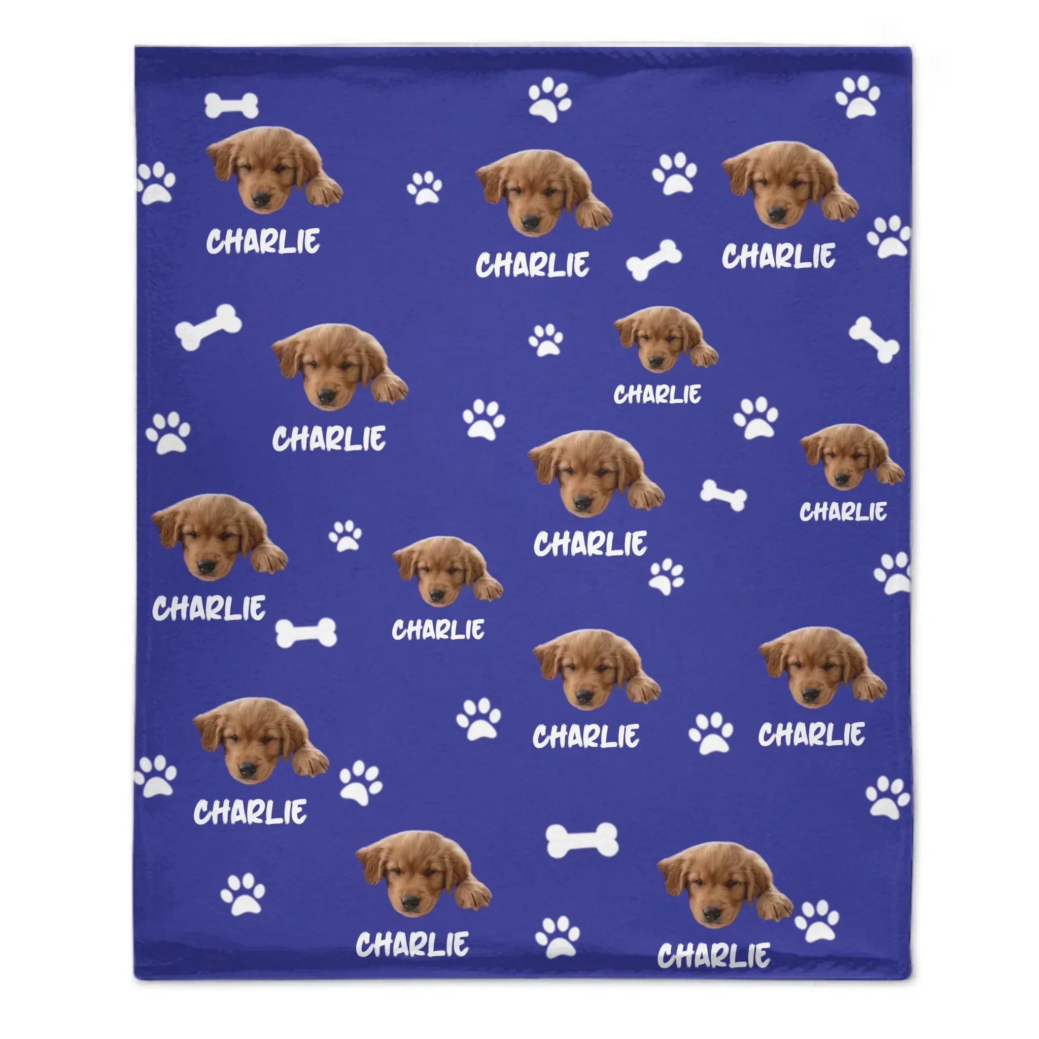 Personalized Name Picture Custom Pet Memorial Blanket - Personalized Custom Pet Photo Names - Gifts for Dog Lovers - Joliny