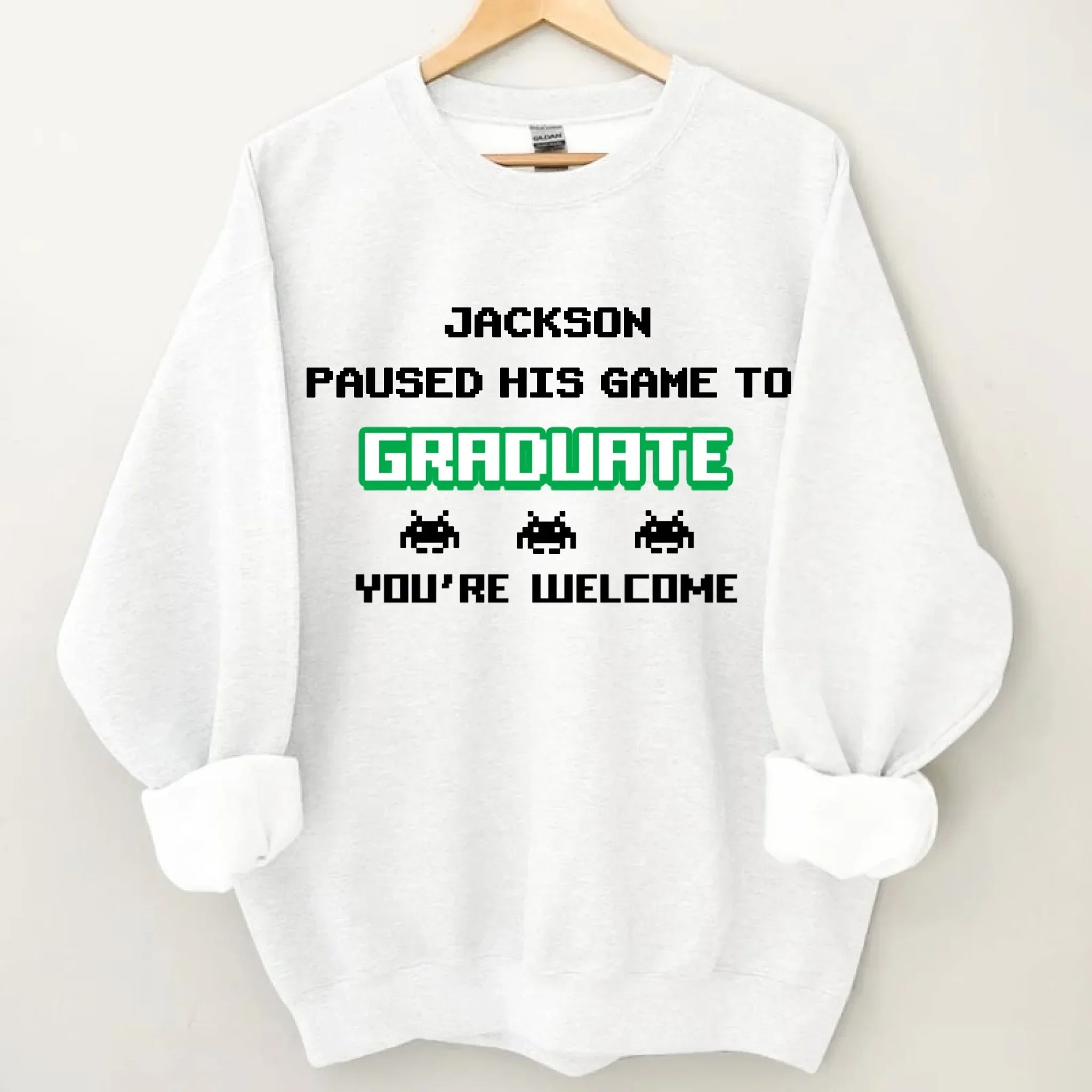 Fun Arcade - Graduation Keepsake Apparel - Custom Names, Year & Icons - Graduate Gifts - Joliny