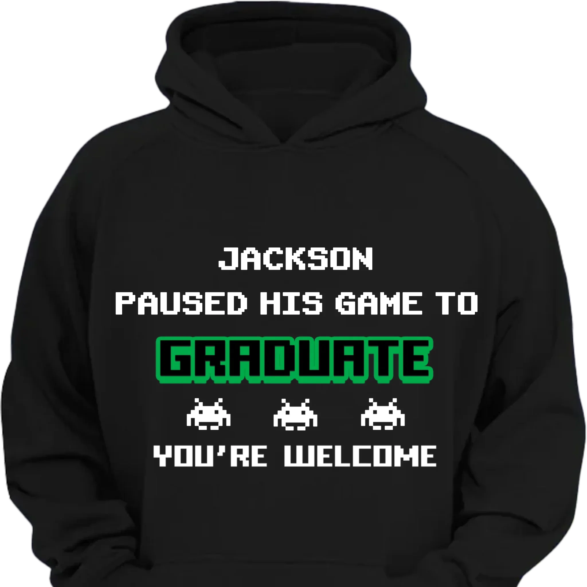 Fun Arcade - Graduation Keepsake Apparel - Custom Names, Year & Icons - Graduate Gifts - Joliny