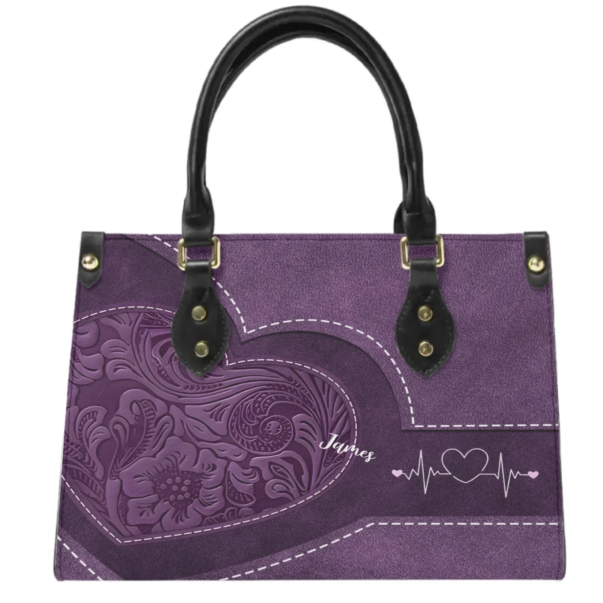 Grandma's Little Sweethearts - Birthday, Loving Gift For Grandmother, Mother, Mom - Personalized Leather Bag - Joliny