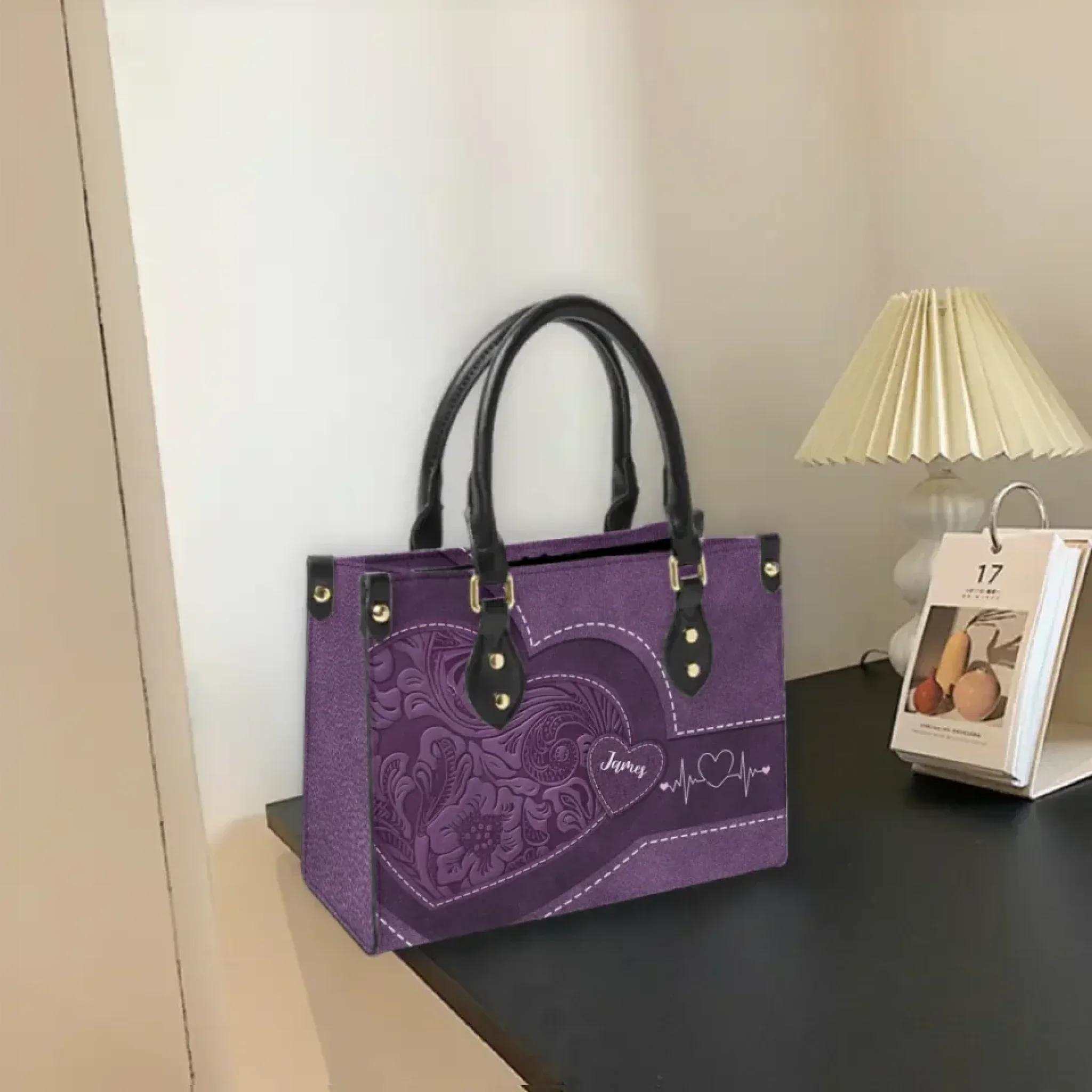 Grandma's Little Sweethearts - Birthday, Loving Gift For Grandmother, Mother, Mom - Personalized Leather Bag - Joliny