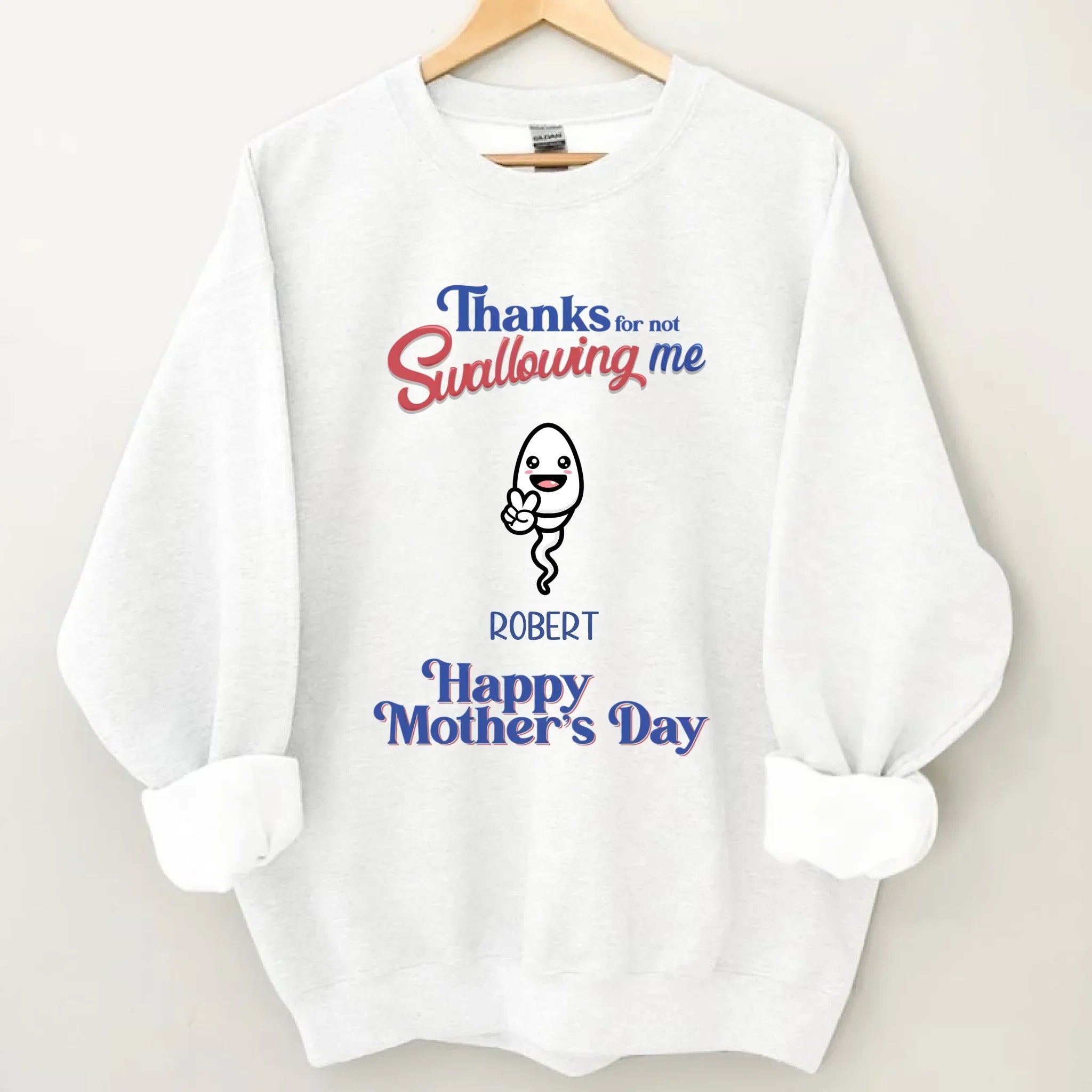 Thanks For Not Swallowing Us - Personalized Fun Clothing Design for Mother's Day - Gift for Mother - Joliny