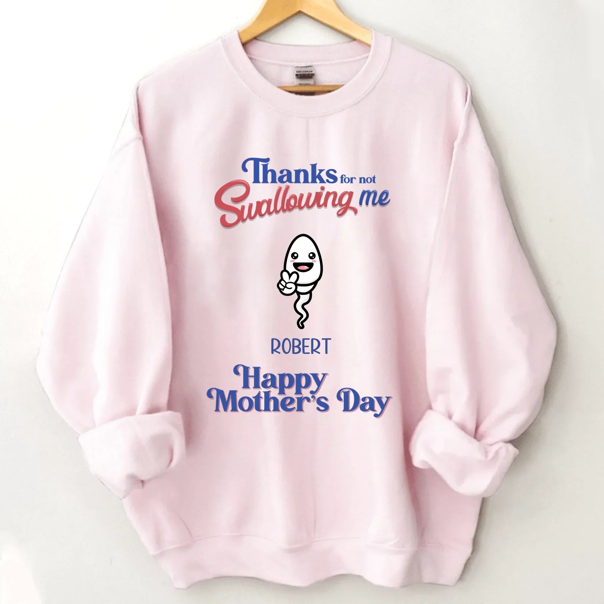 Thanks For Not Swallowing Us - Personalized Fun Clothing Design for Mother's Day - Gift for Mother - Joliny