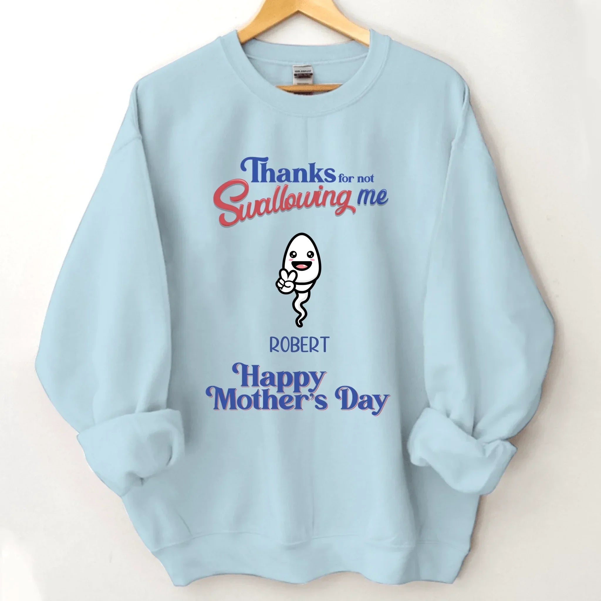 Thanks For Not Swallowing Us - Personalized Fun Clothing Design for Mother's Day - Gift for Mother - Joliny
