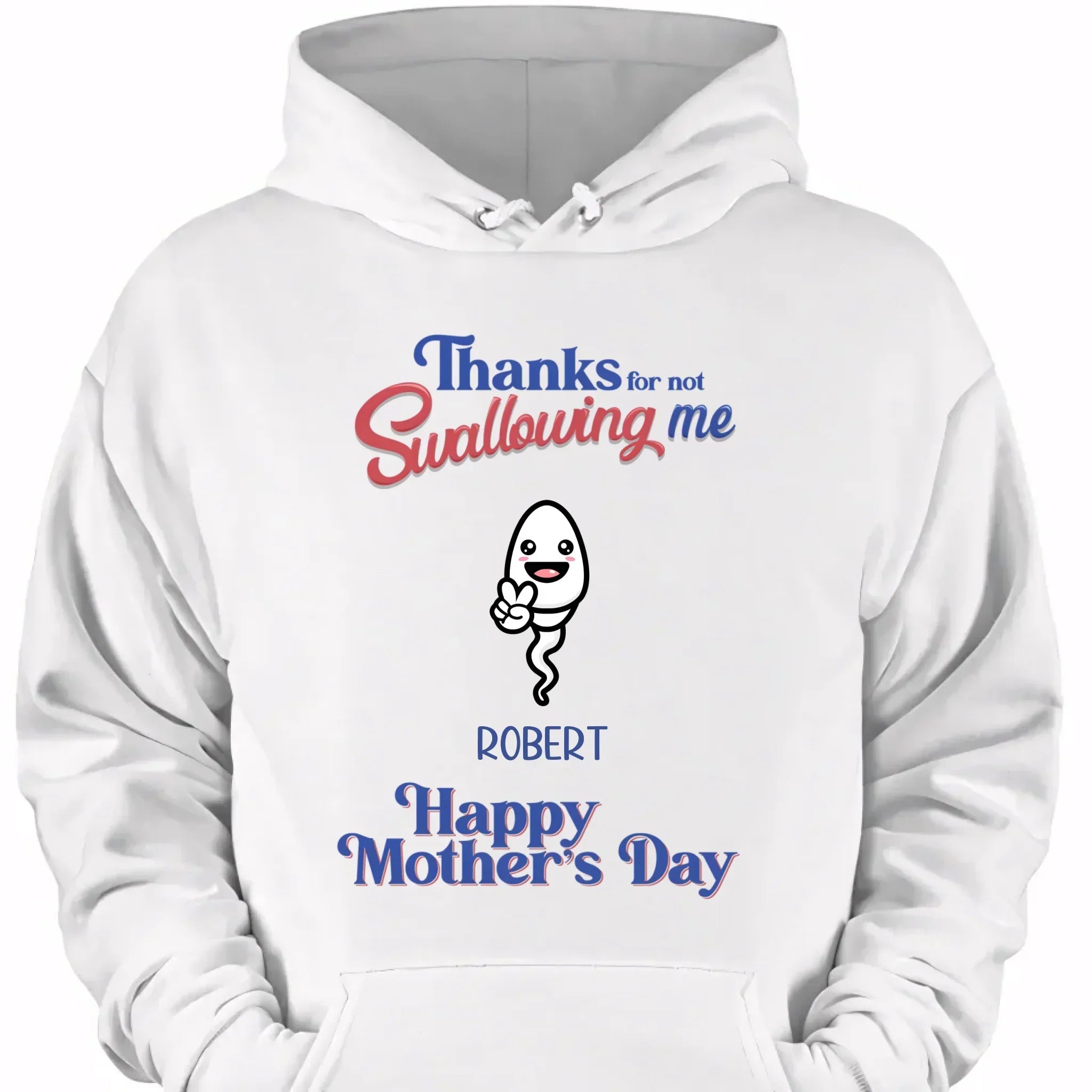 Thanks For Not Swallowing Us - Personalized Fun Clothing Design for Mother's Day - Gift for Mother - Joliny