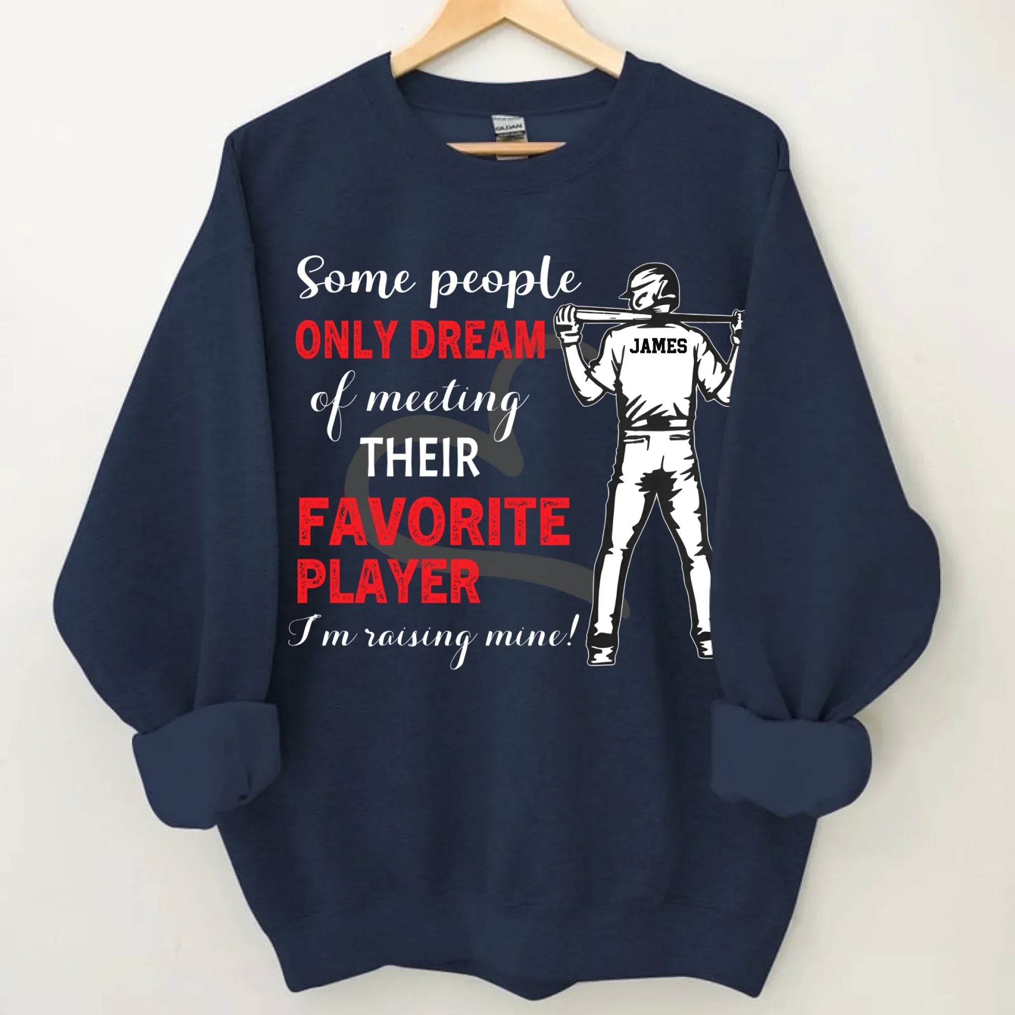 Personalized Baseball Boy T-shirt, Some People Only Dream Of Meeting Their Favorite Player, Sports Tees Mother's Day Gift For Baseball / Hockey / Basketball Lovers and Players - Joliny