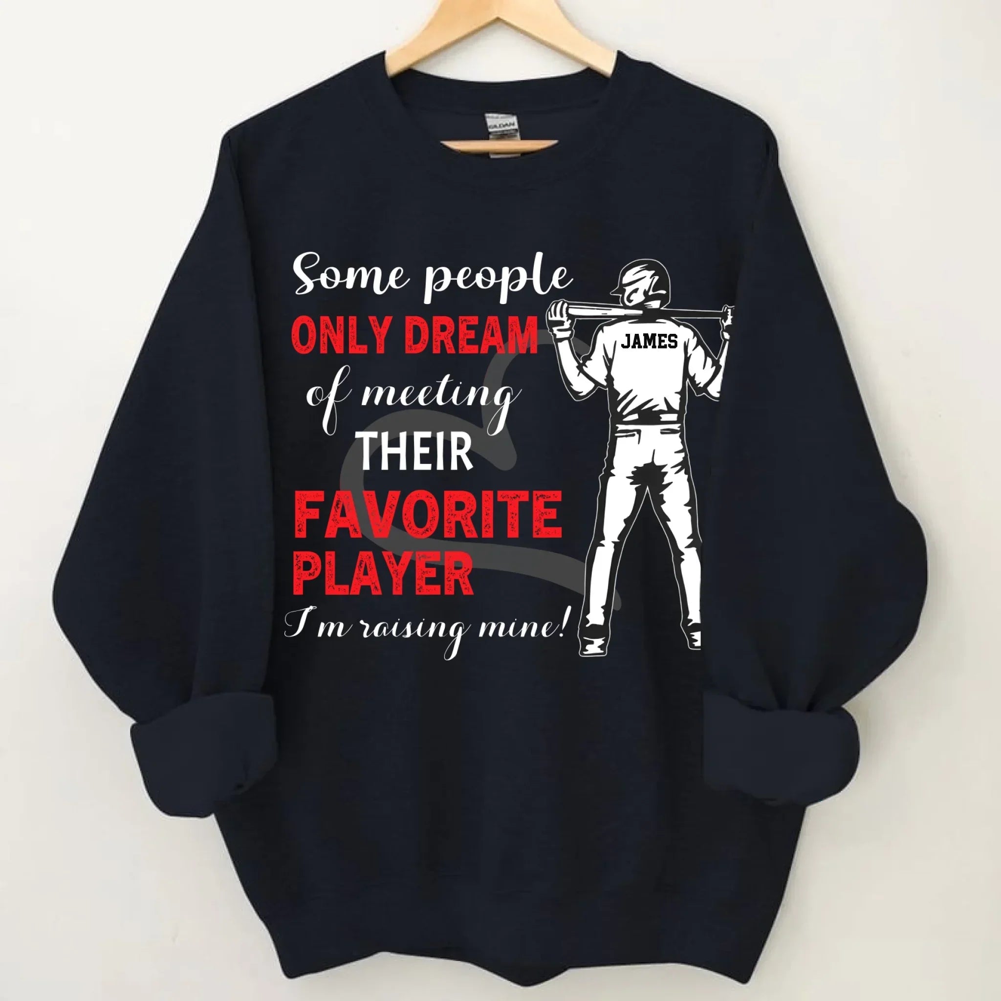Personalized Baseball Boy T-shirt, Some People Only Dream Of Meeting Their Favorite Player, Sports Tees Mother's Day Gift For Baseball / Hockey / Basketball Lovers and Players - Joliny