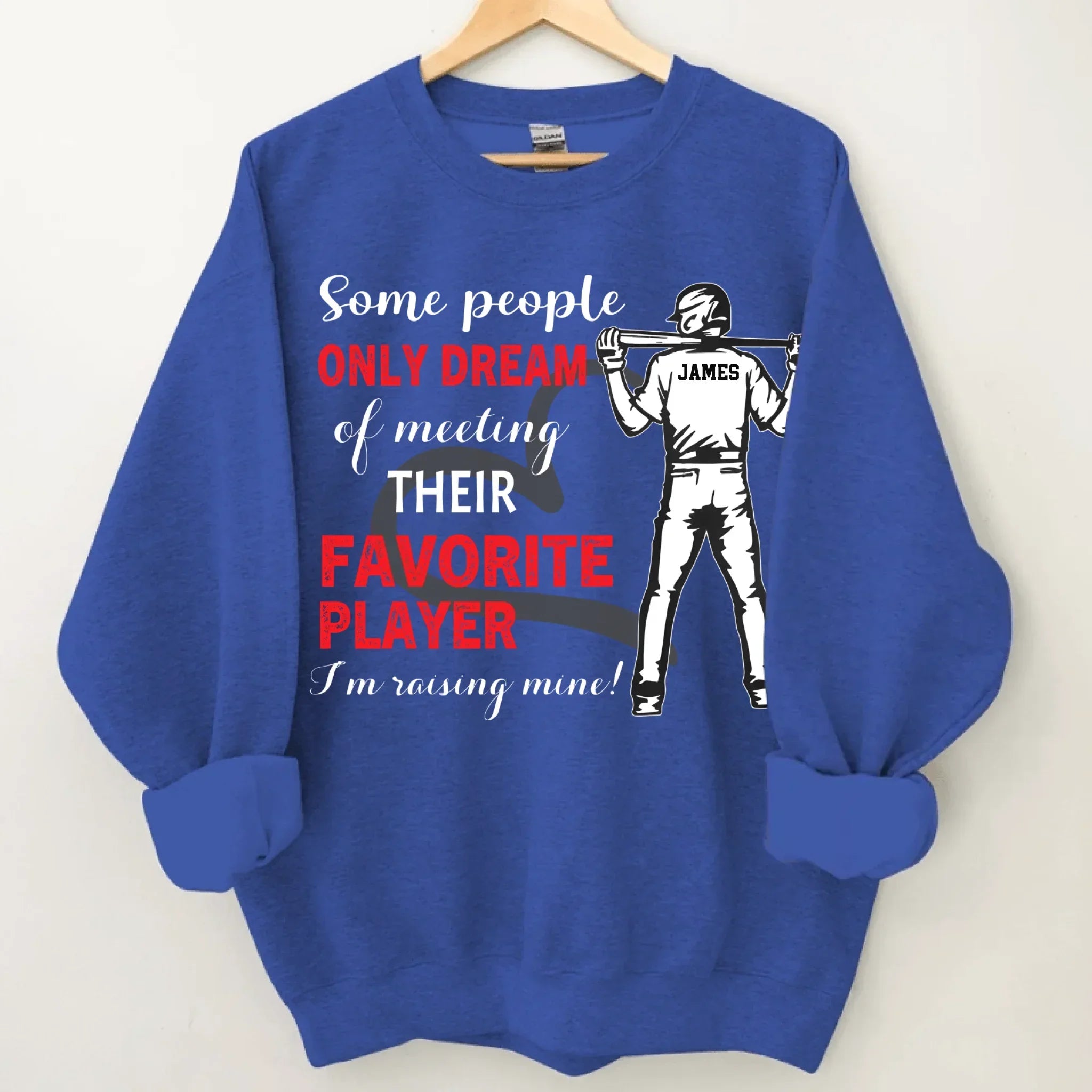 Personalized Baseball Boy T-shirt, Some People Only Dream Of Meeting Their Favorite Player, Sports Tees Mother's Day Gift For Baseball / Hockey / Basketball Lovers and Players - Joliny