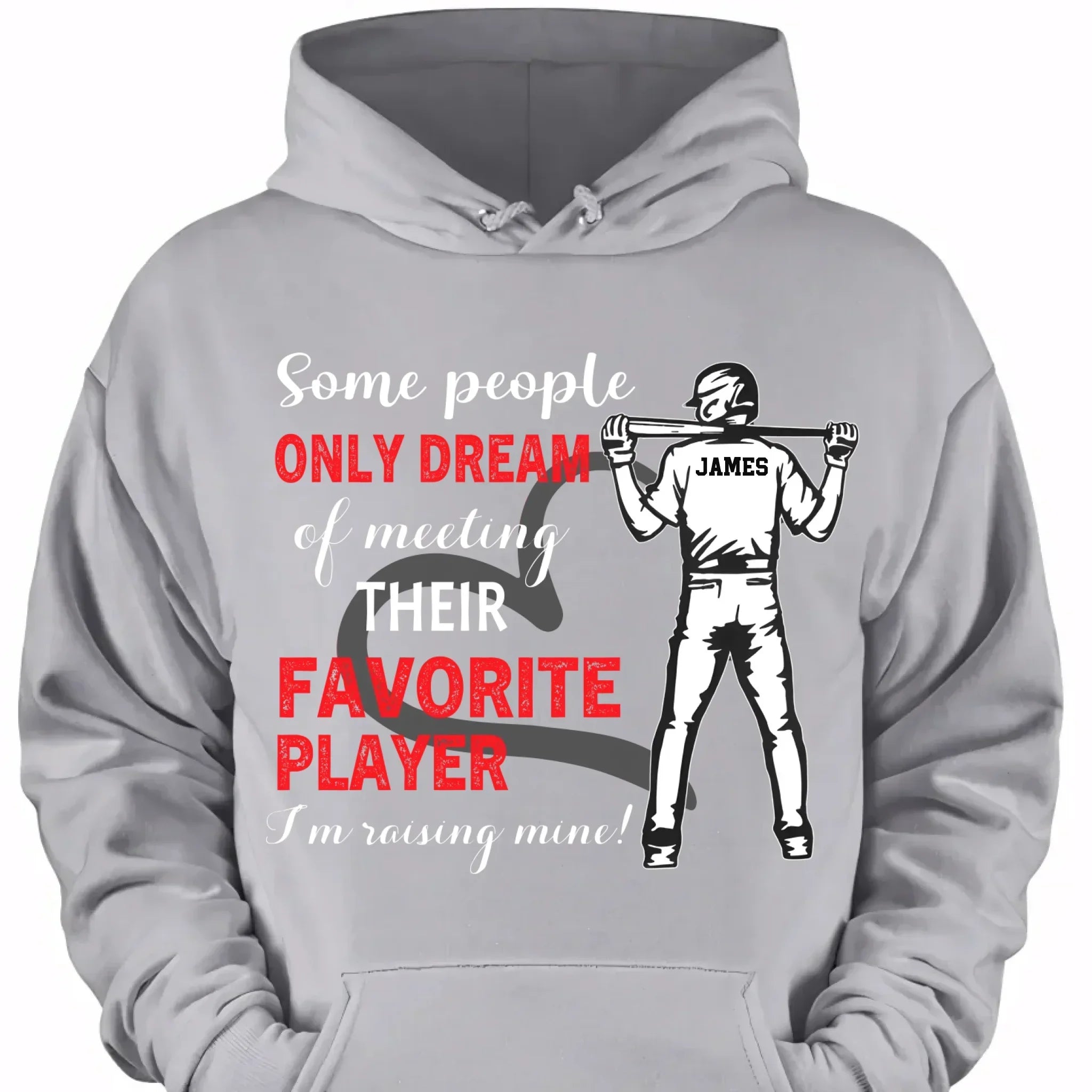 Personalized Baseball Boy T-shirt, Some People Only Dream Of Meeting Their Favorite Player, Sports Tees Mother's Day Gift For Baseball / Hockey / Basketball Lovers and Players - Joliny
