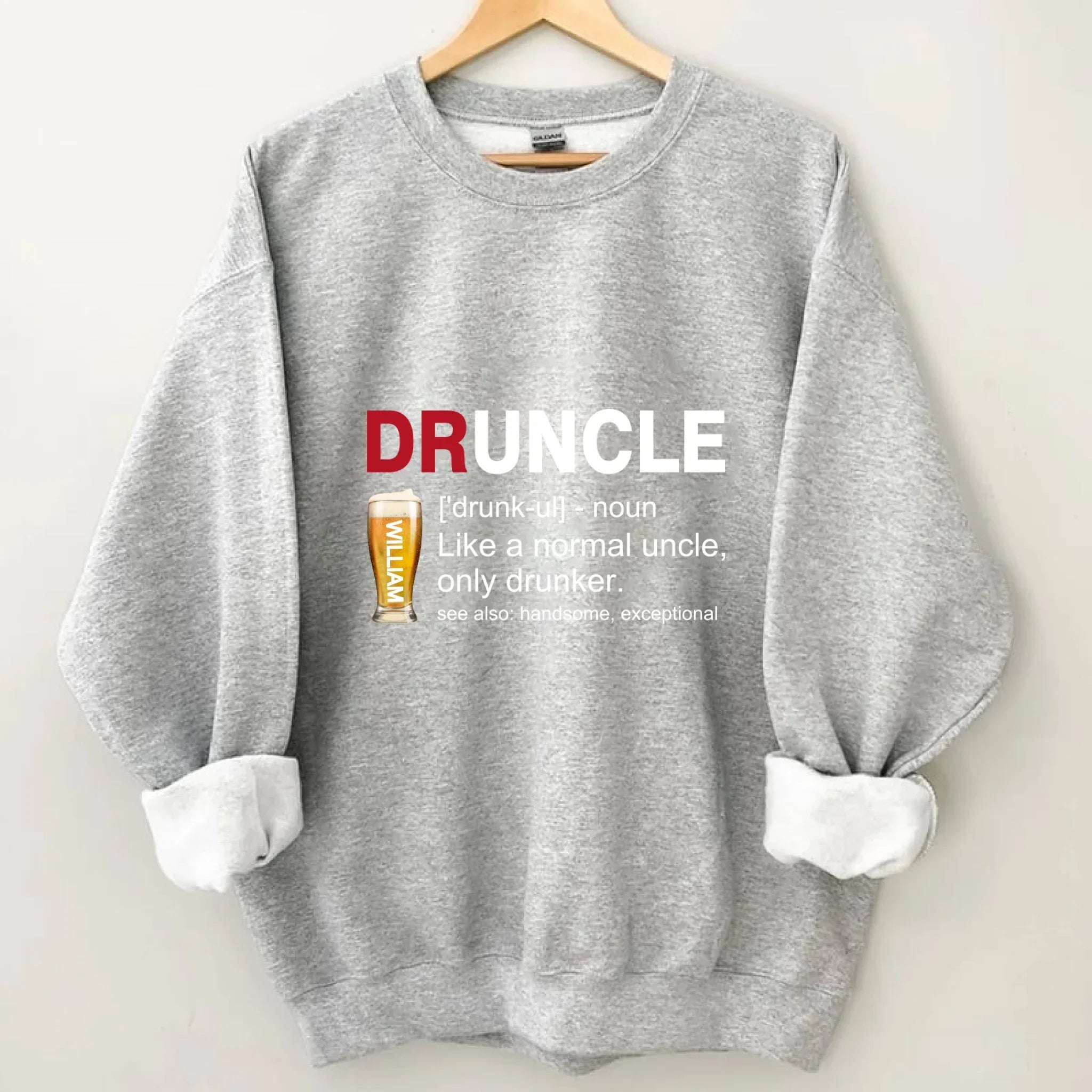 Druncle Like A Normal Uncle Beer Classic T-Shirt - Joliny
