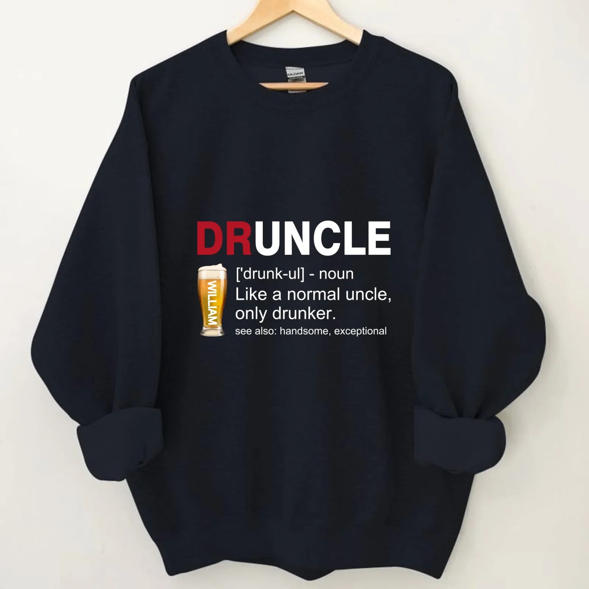 Druncle Like A Normal Uncle Beer Classic T-Shirt - Joliny
