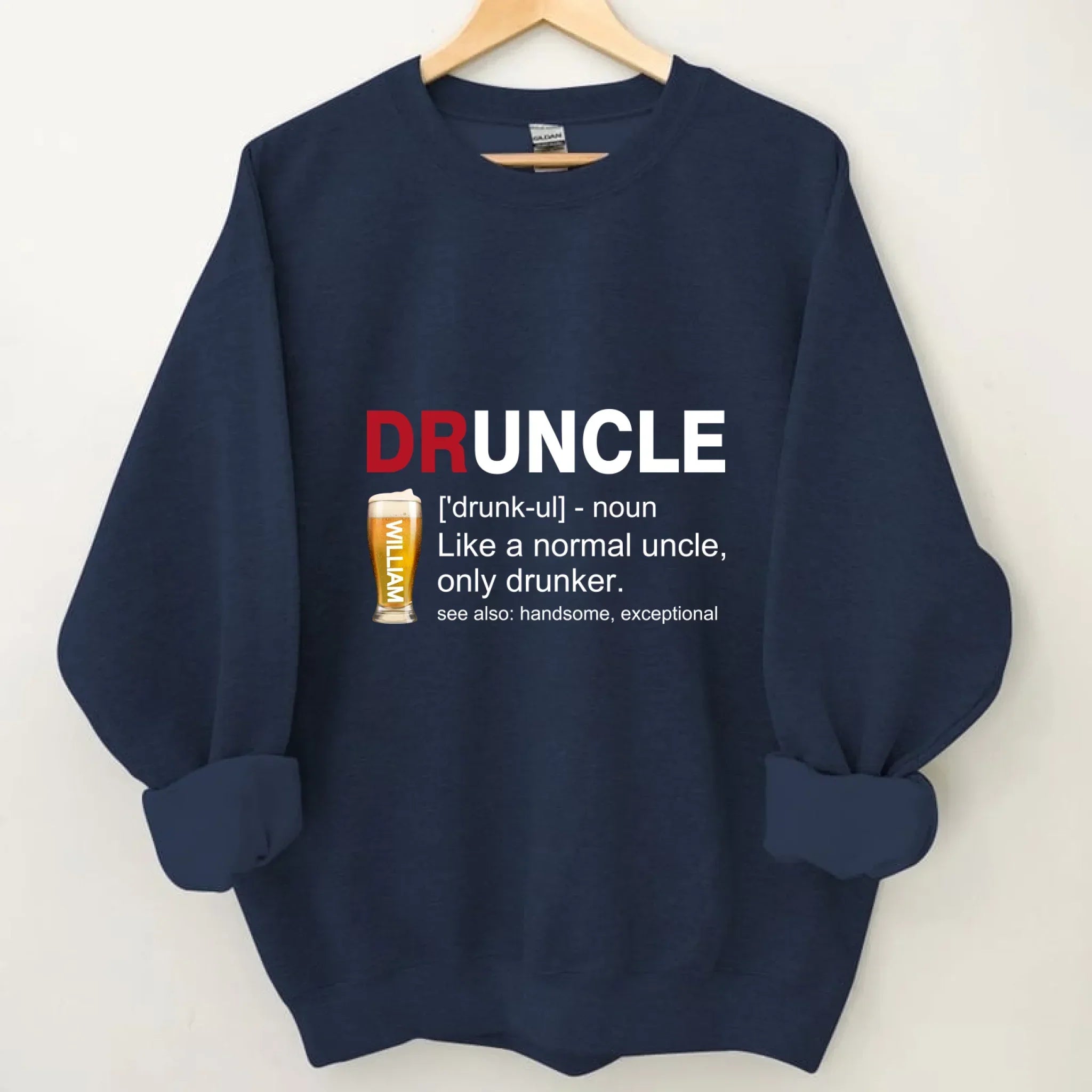 Druncle Like A Normal Uncle Beer Classic T-Shirt - Joliny