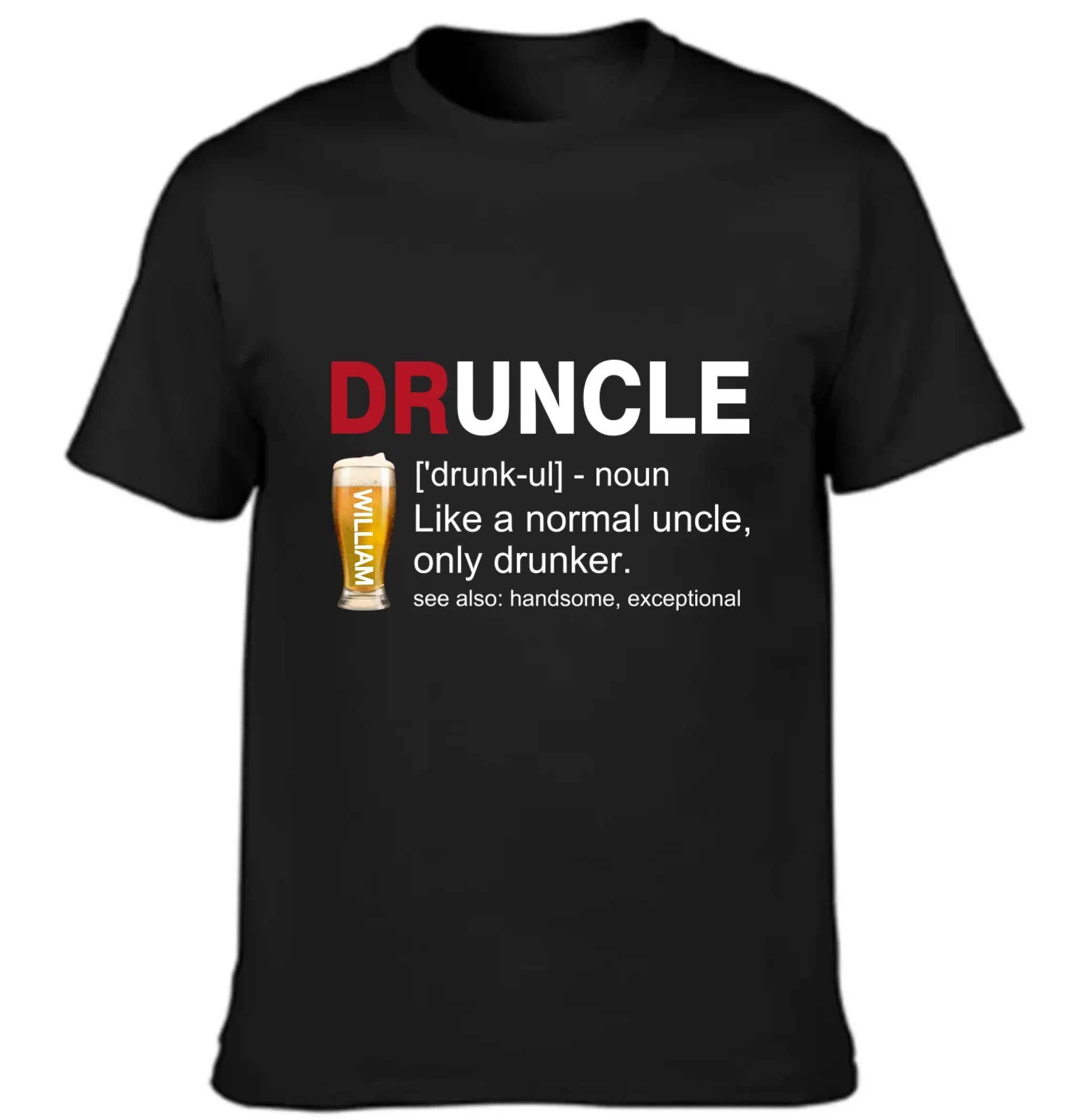 Druncle Like A Normal Uncle Beer Classic T-Shirt - Joliny