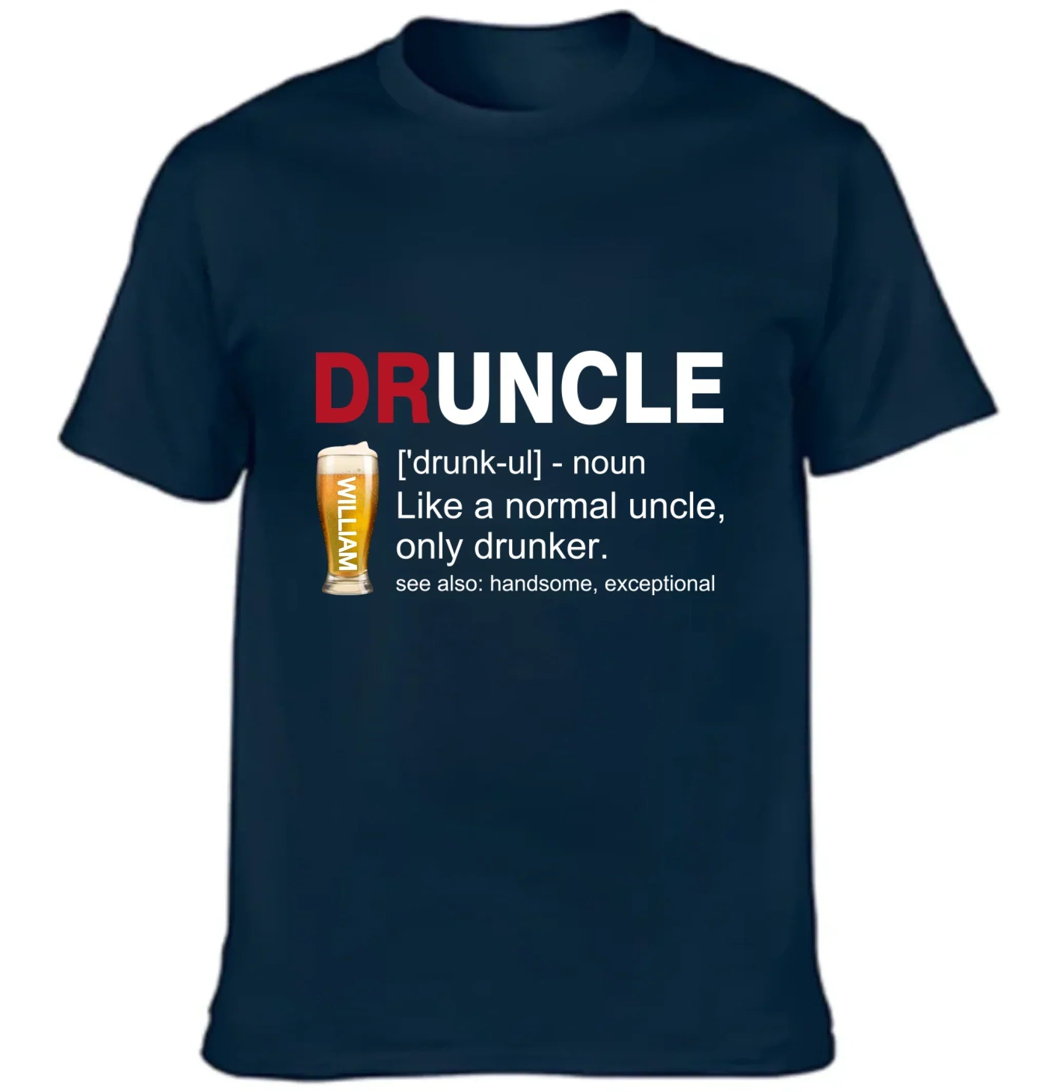 Druncle Like A Normal Uncle Beer Classic T-Shirt - Joliny