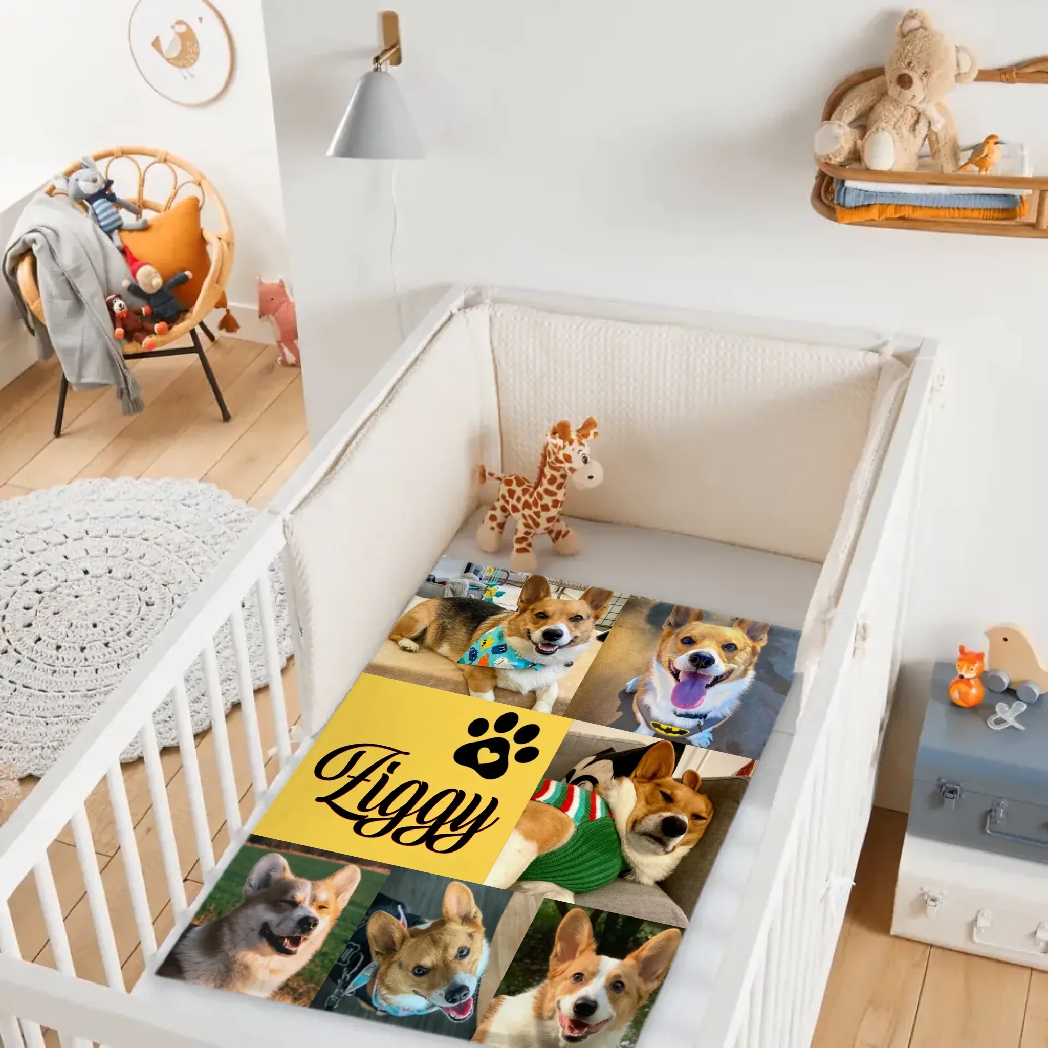 Custom Pet Blanket with Name & Photo – Perfect Dog Lover Gift - Joliny