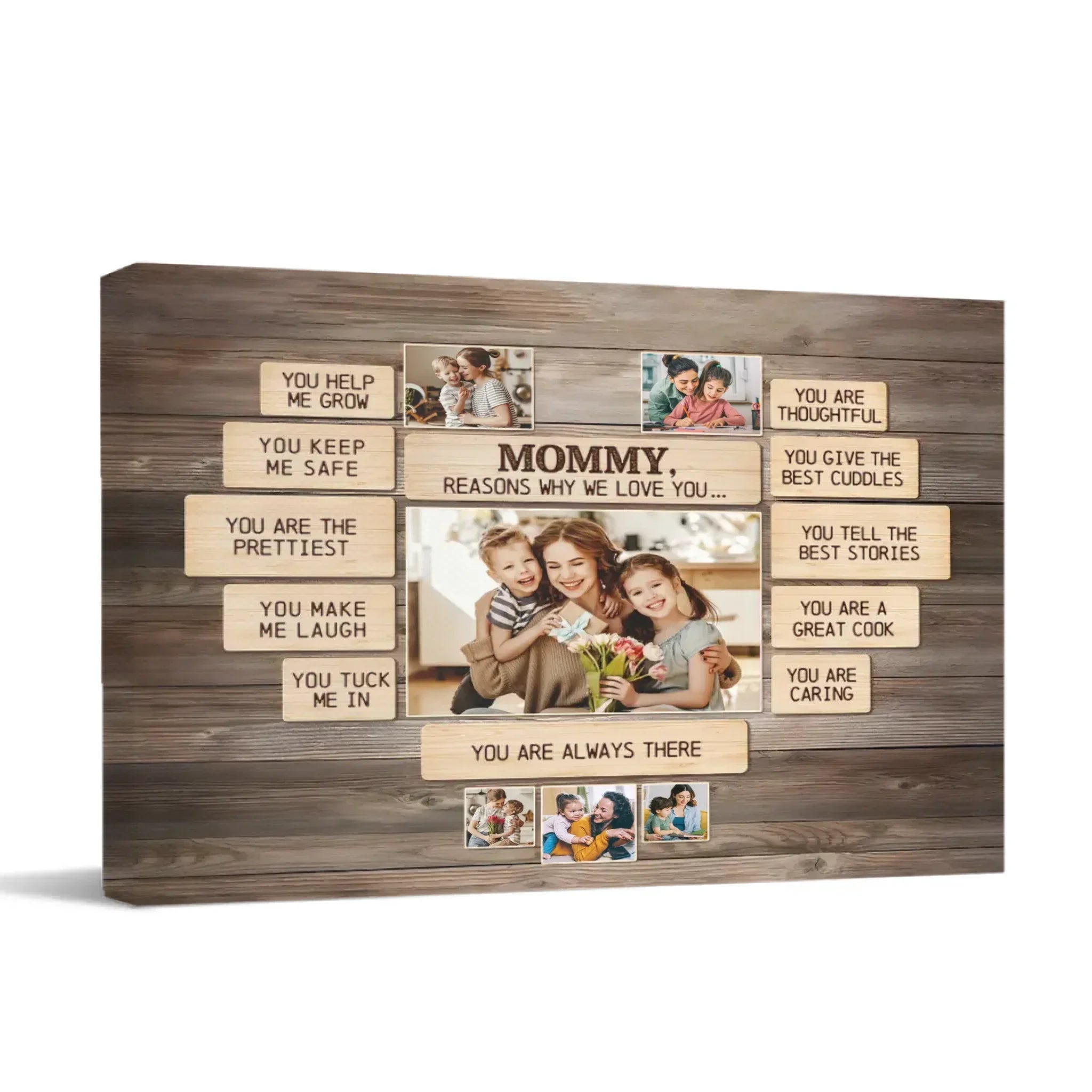 Why We Love You Canvas Print - Best Photo Decoration for Mom - Joliny