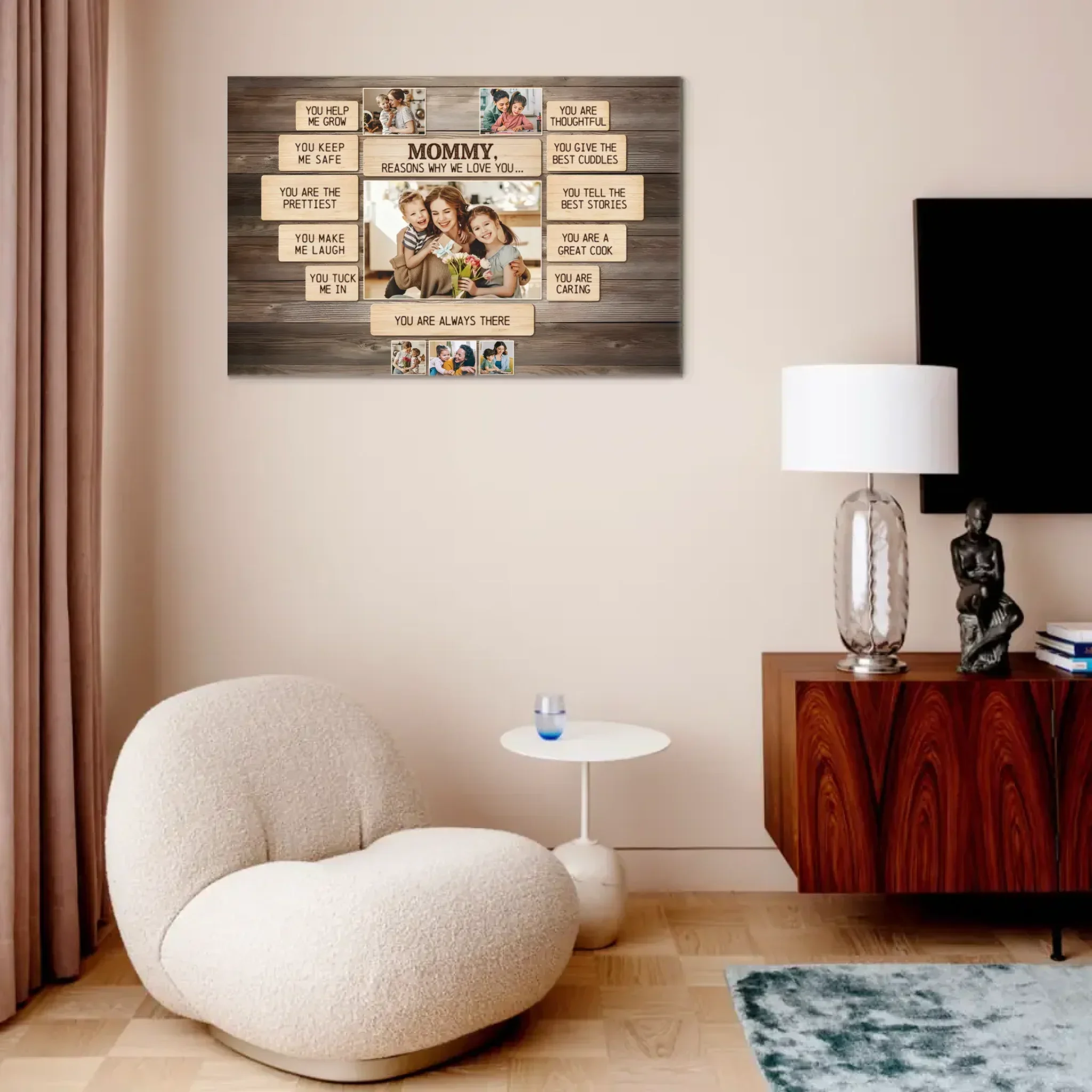 Why We Love You Canvas Print - Best Photo Decoration for Mom - Joliny