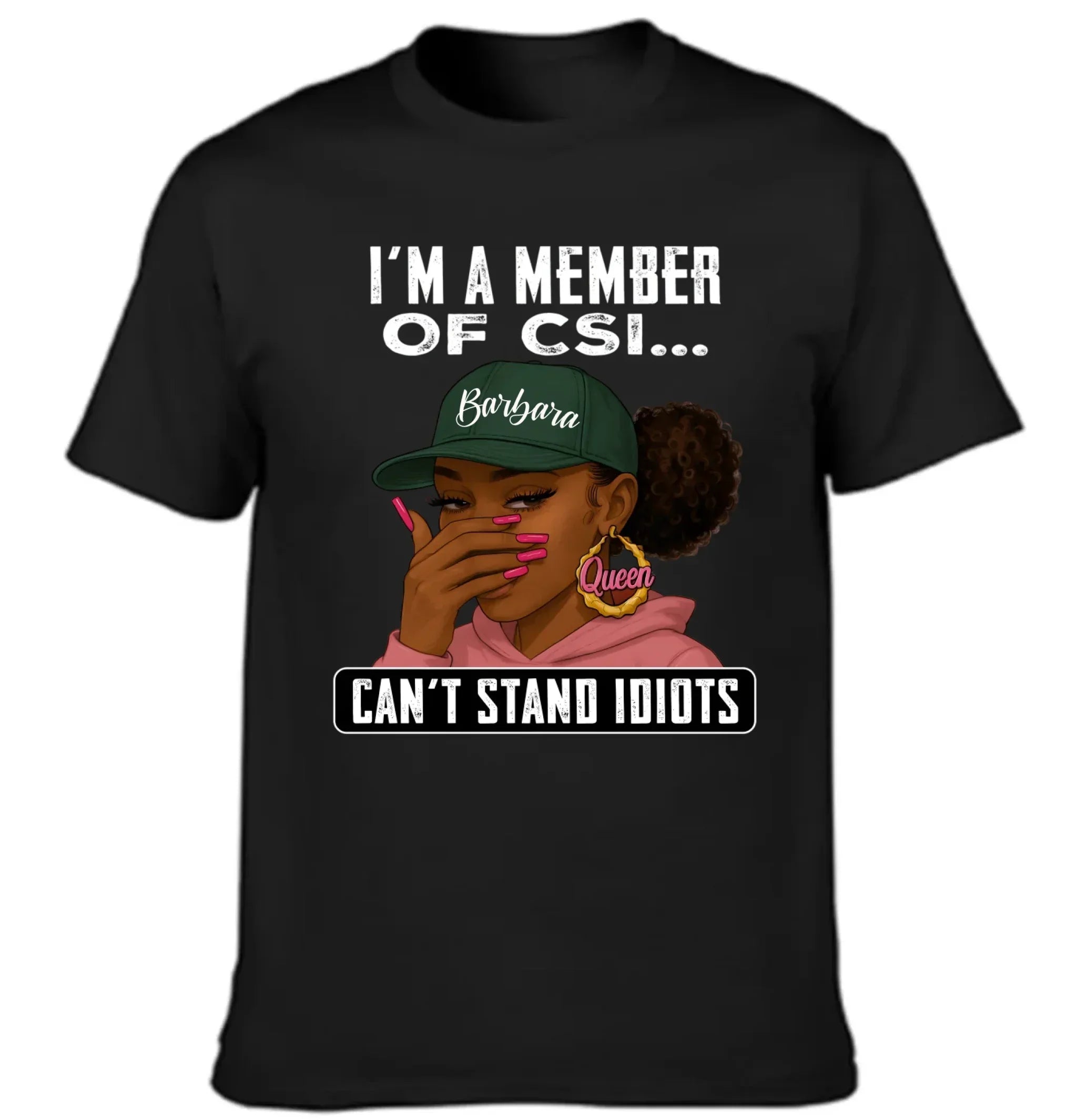 I Am A Member Of CSI - Personalized 2D Unisex T-shirt - Joliny