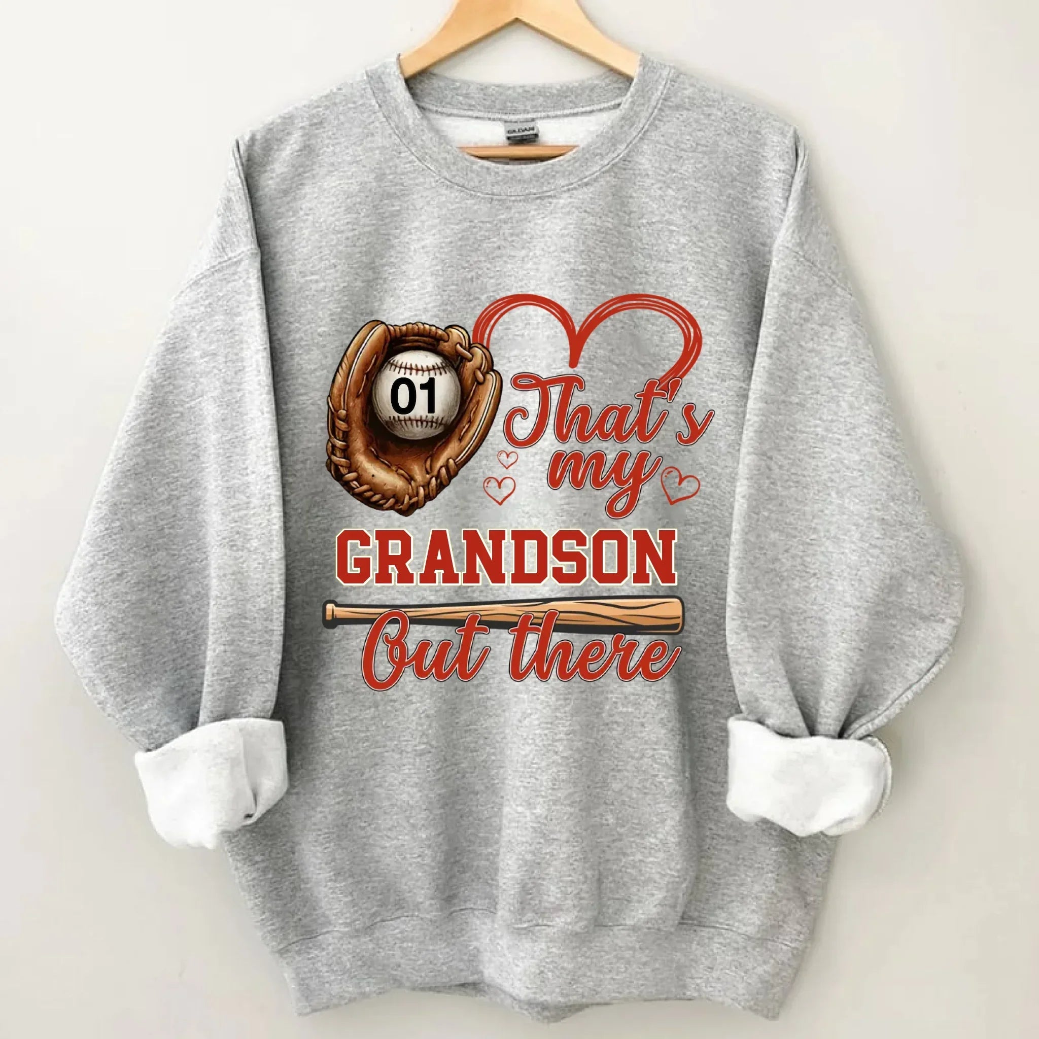 Personalized That's My Grandson/Granddaughter Out There - 3/4 Baseball Shirt - Joliny