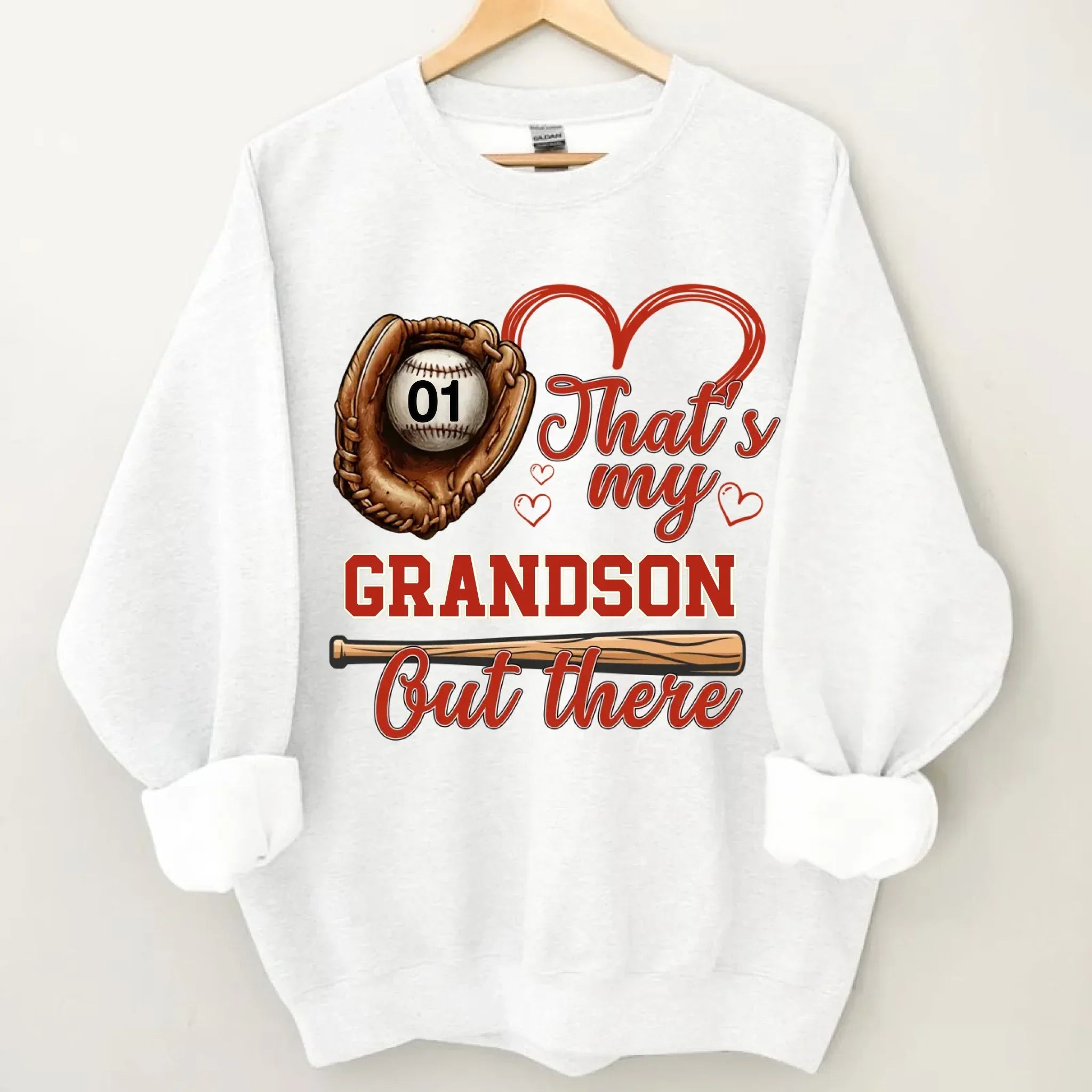 Personalized That's My Grandson/Granddaughter Out There - 3/4 Baseball Shirt - Joliny