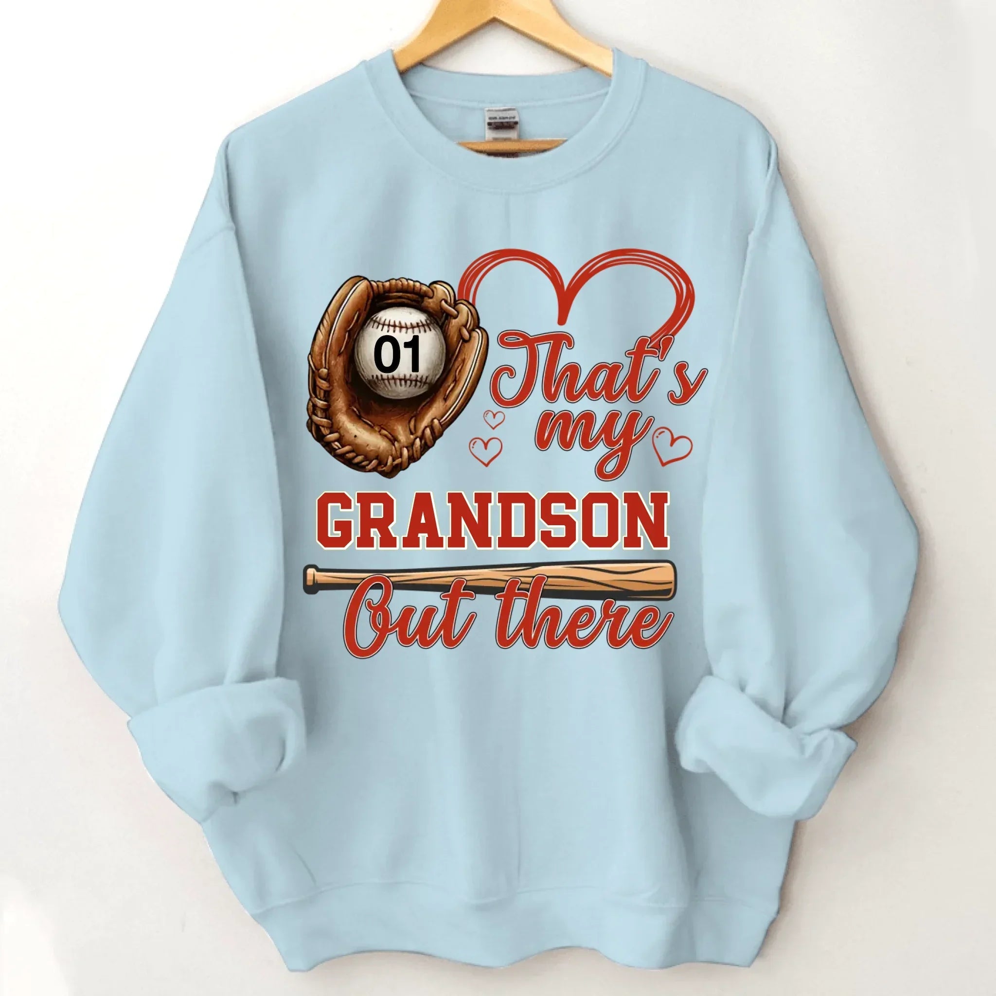 Personalized That's My Grandson/Granddaughter Out There - 3/4 Baseball Shirt - Joliny