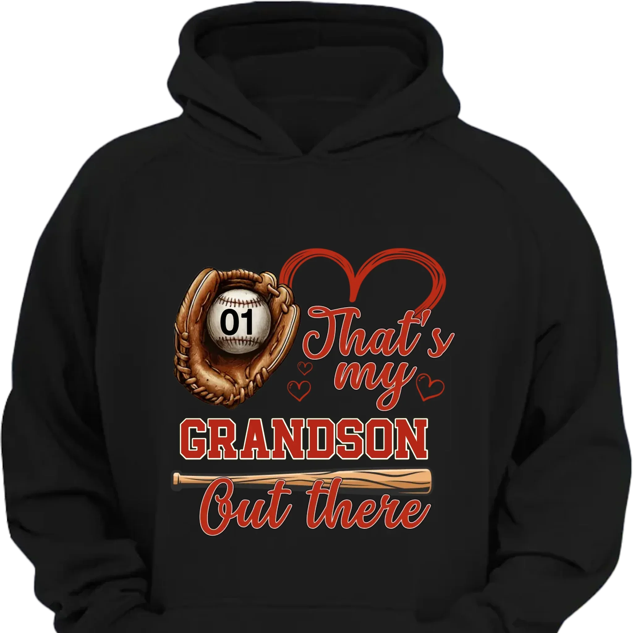 Personalized That's My Grandson/Granddaughter Out There - 3/4 Baseball Shirt - Joliny