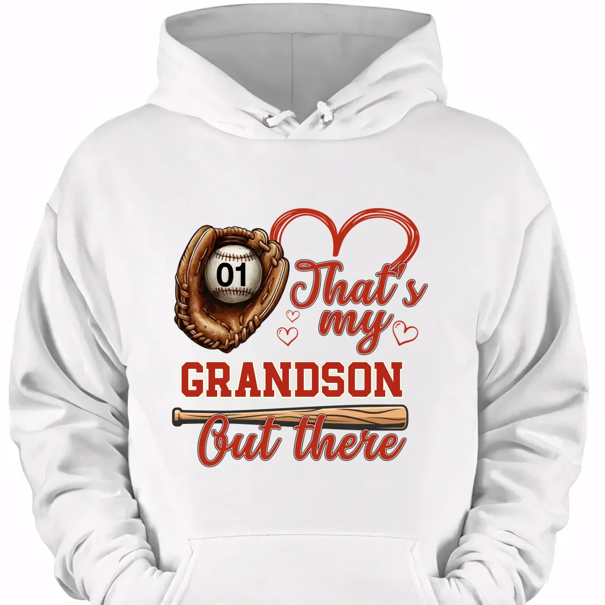 Personalized That's My Grandson/Granddaughter Out There - 3/4 Baseball Shirt - Joliny