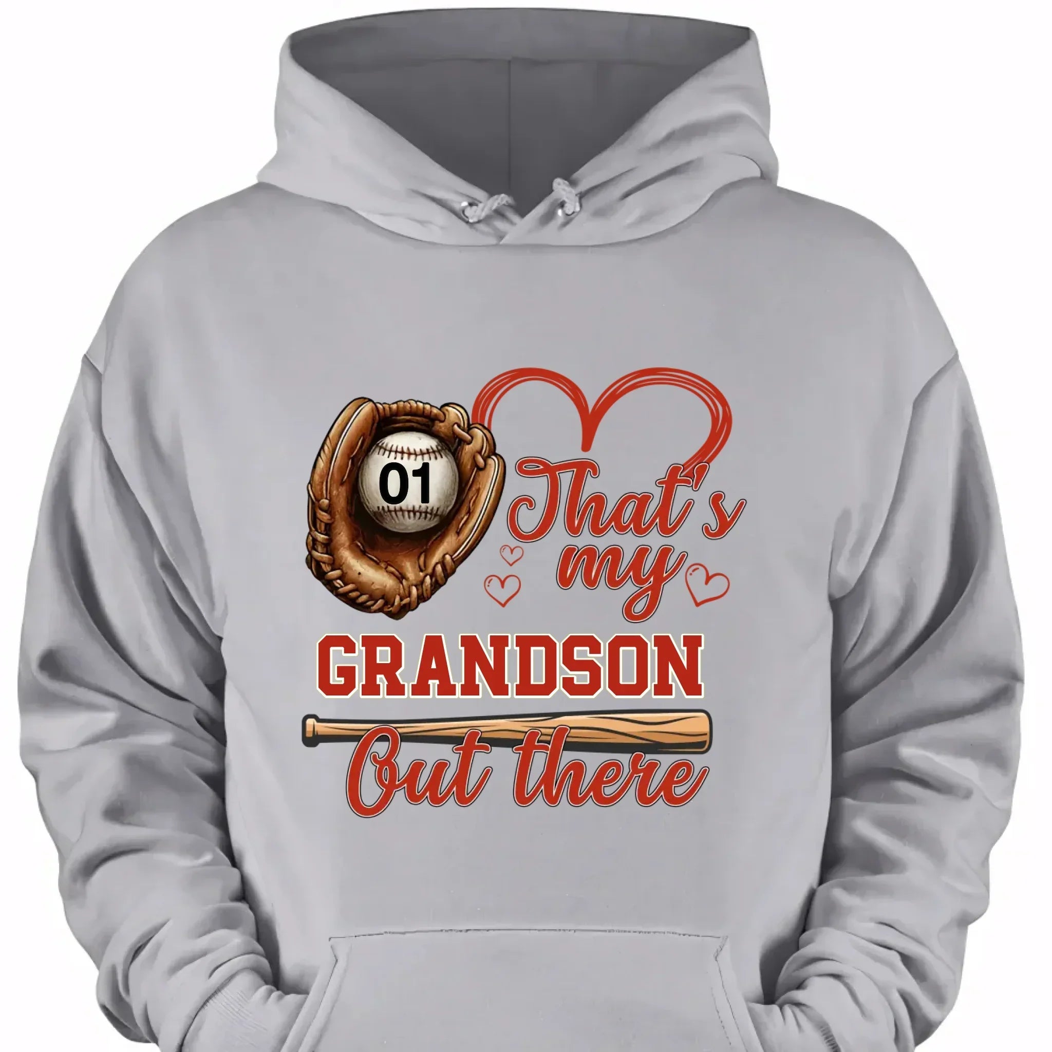 Personalized That's My Grandson/Granddaughter Out There - 3/4 Baseball Shirt - Joliny