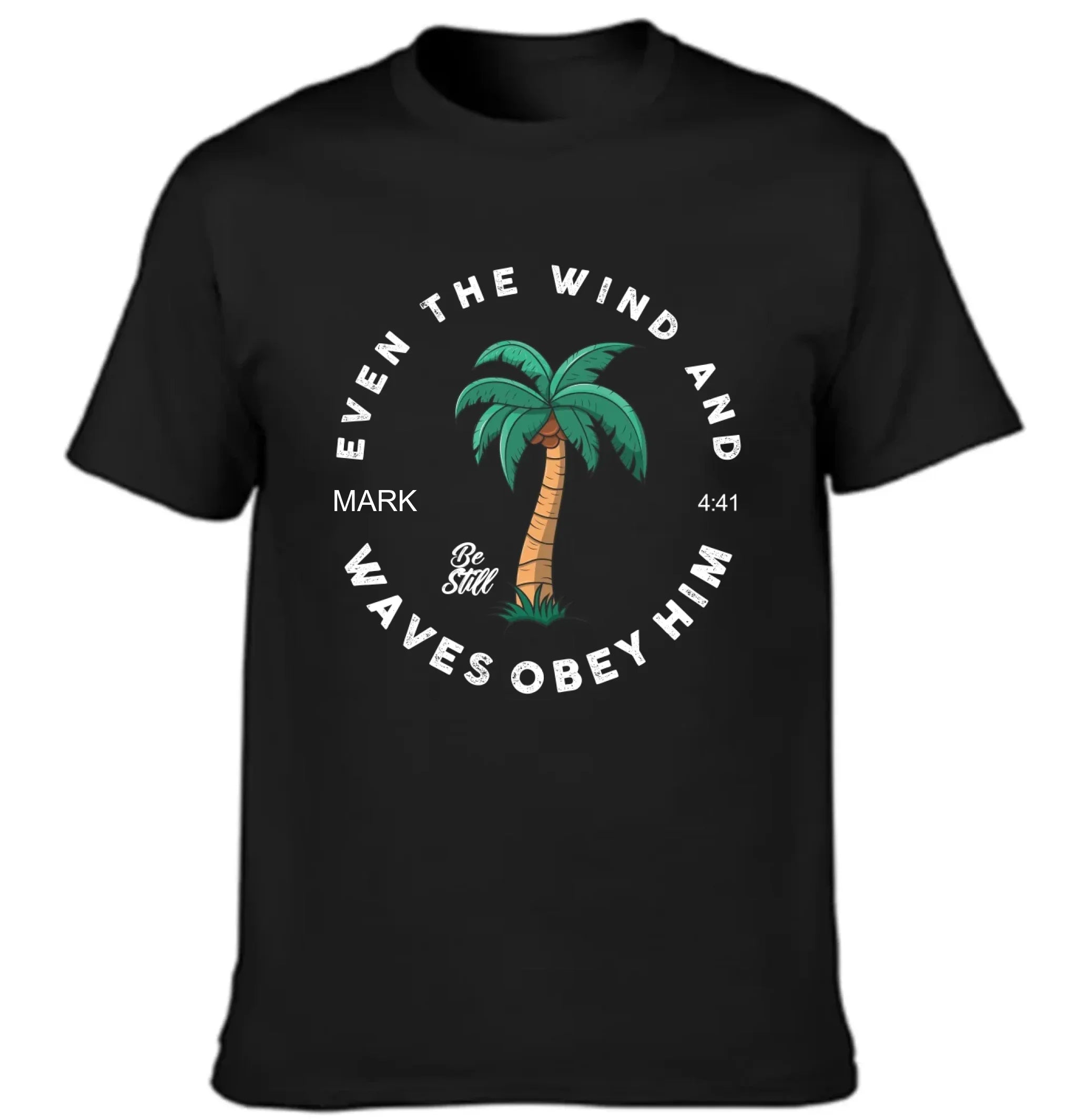 Casual Christian Scripture - Coconut Tree Pattern Printed Clothing - Joliny
