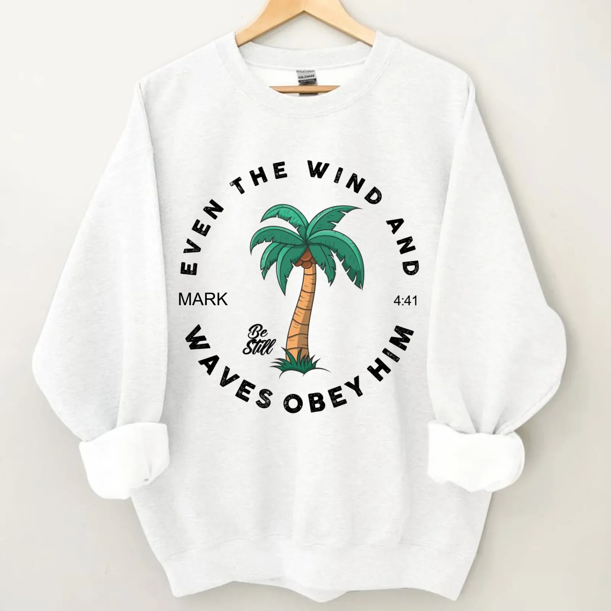 Casual Christian Scripture - Coconut Tree Pattern Printed Clothing - Joliny