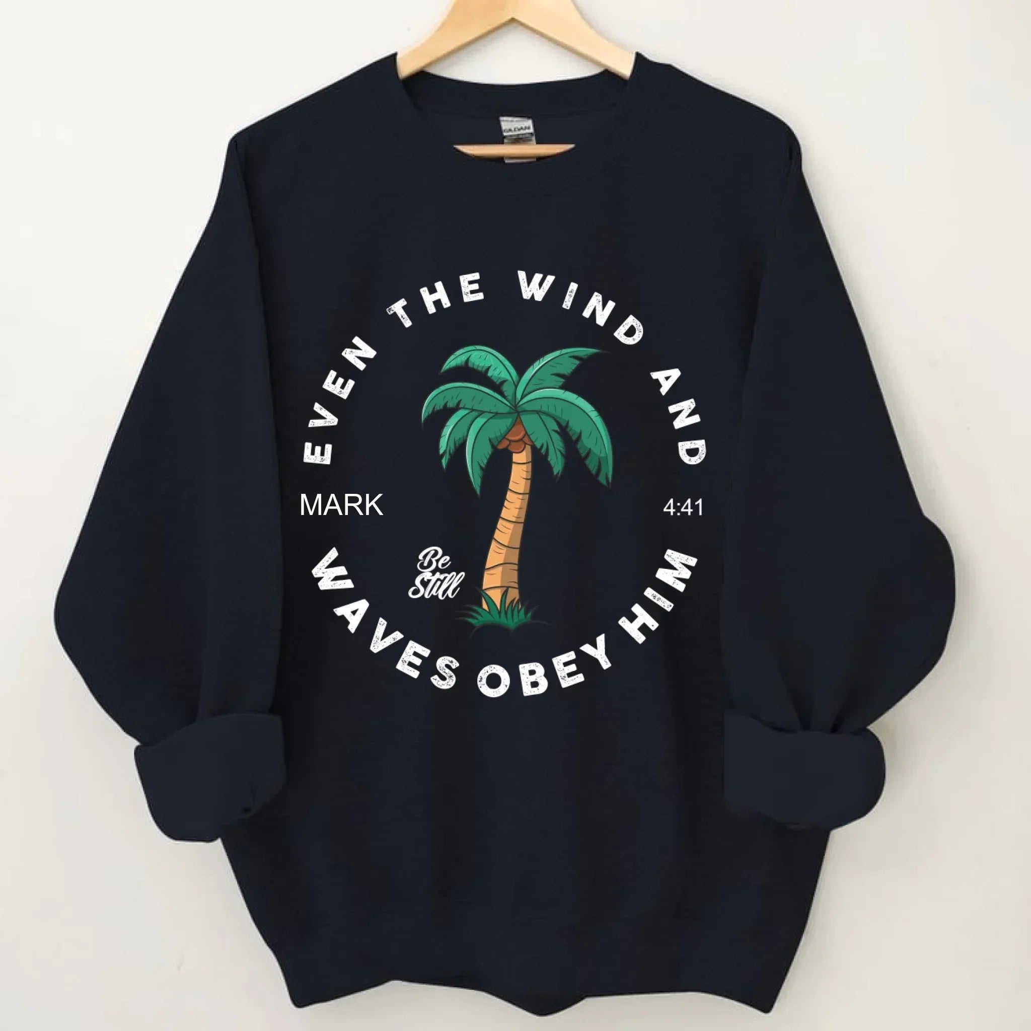 Casual Christian Scripture - Coconut Tree Pattern Printed Clothing - Joliny