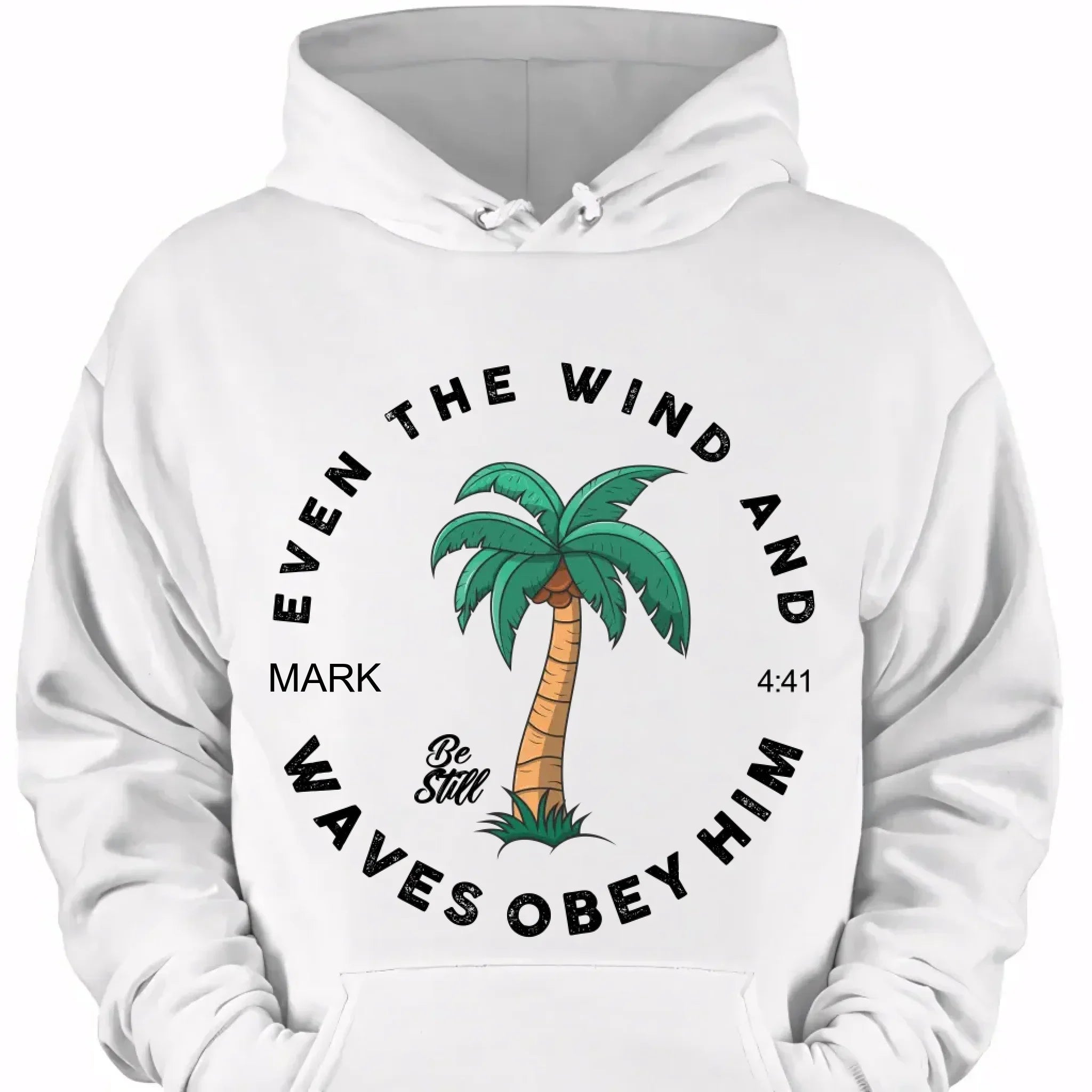 Casual Christian Scripture - Coconut Tree Pattern Printed Clothing - Joliny