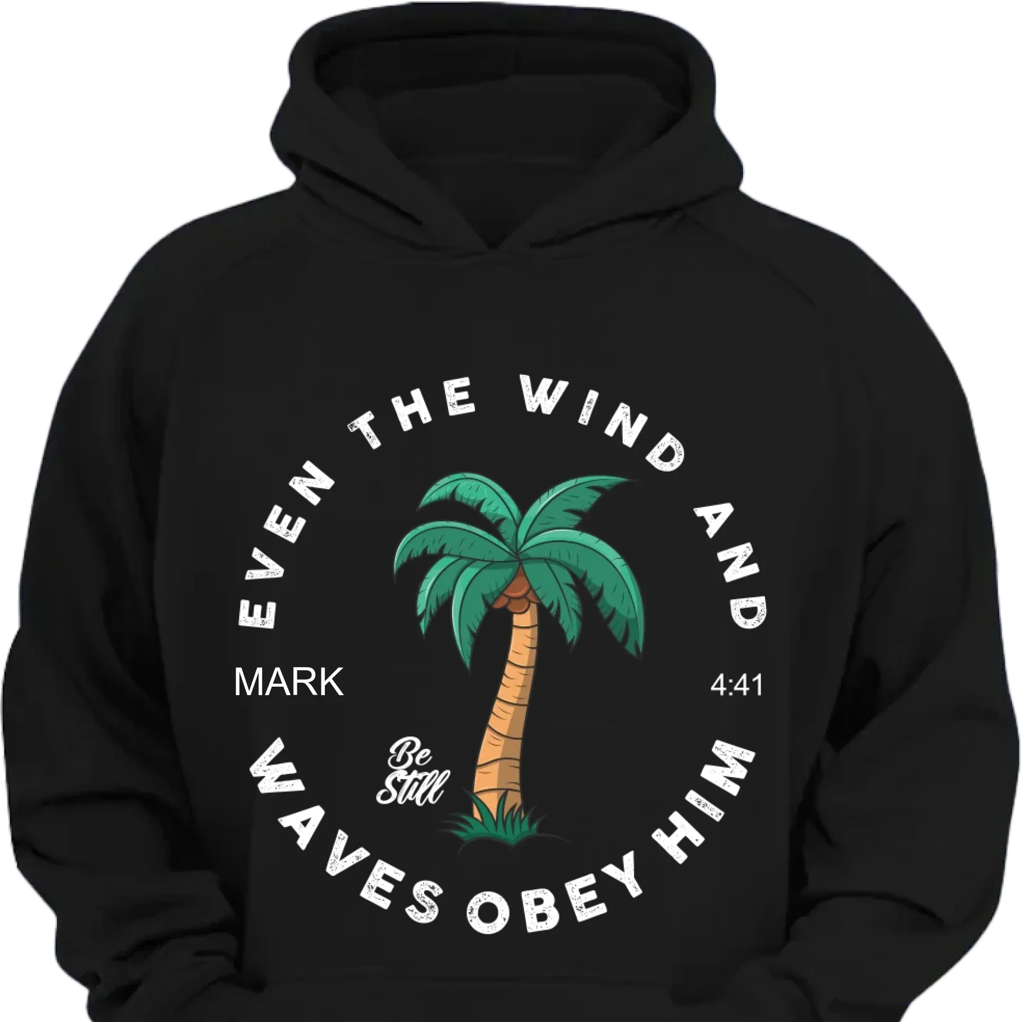 Casual Christian Scripture - Coconut Tree Pattern Printed Clothing - Joliny