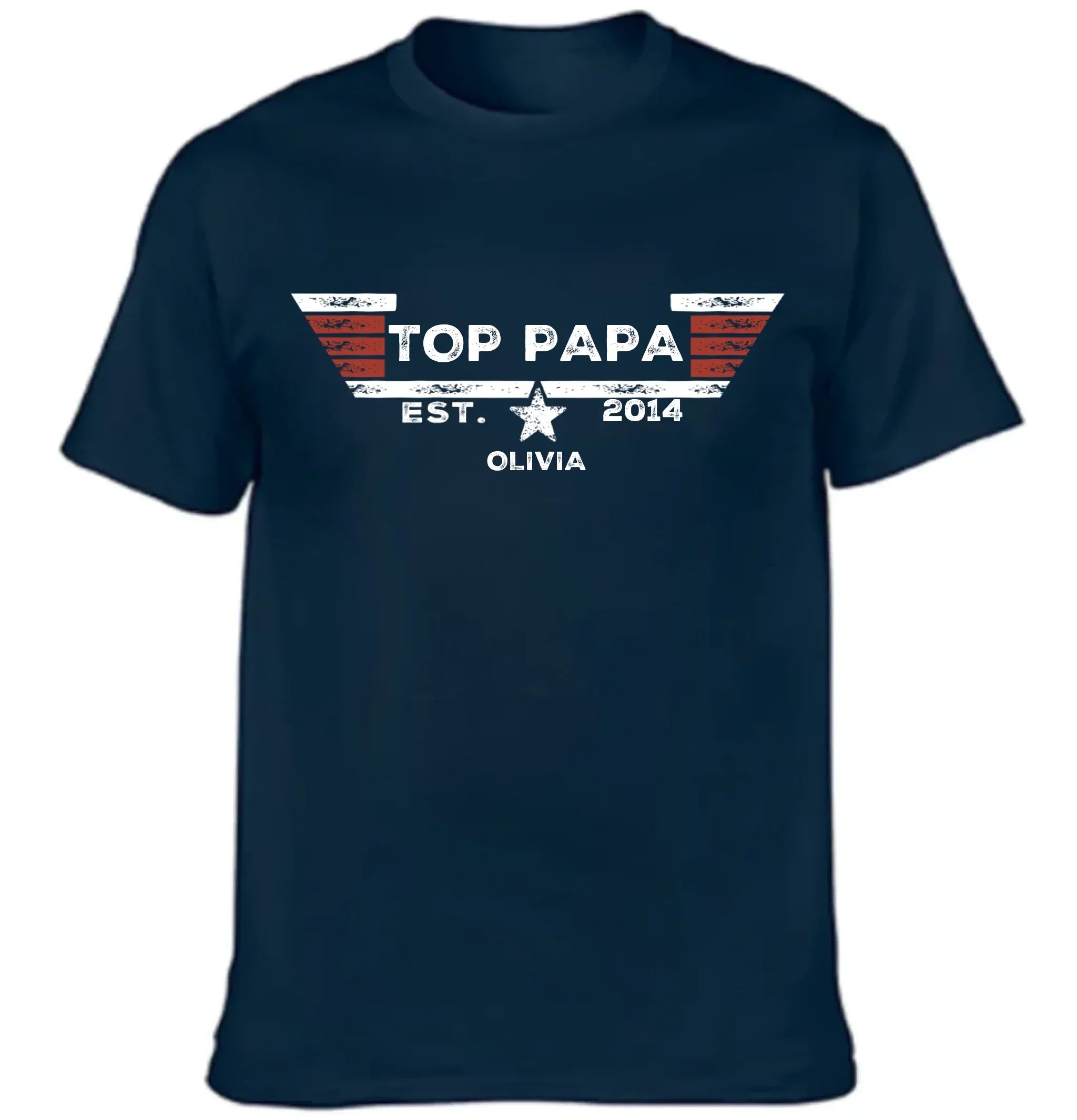 TOP PAPA - Personalized Nicknames,Names and Year Clothing - Father's Gift - Joliny