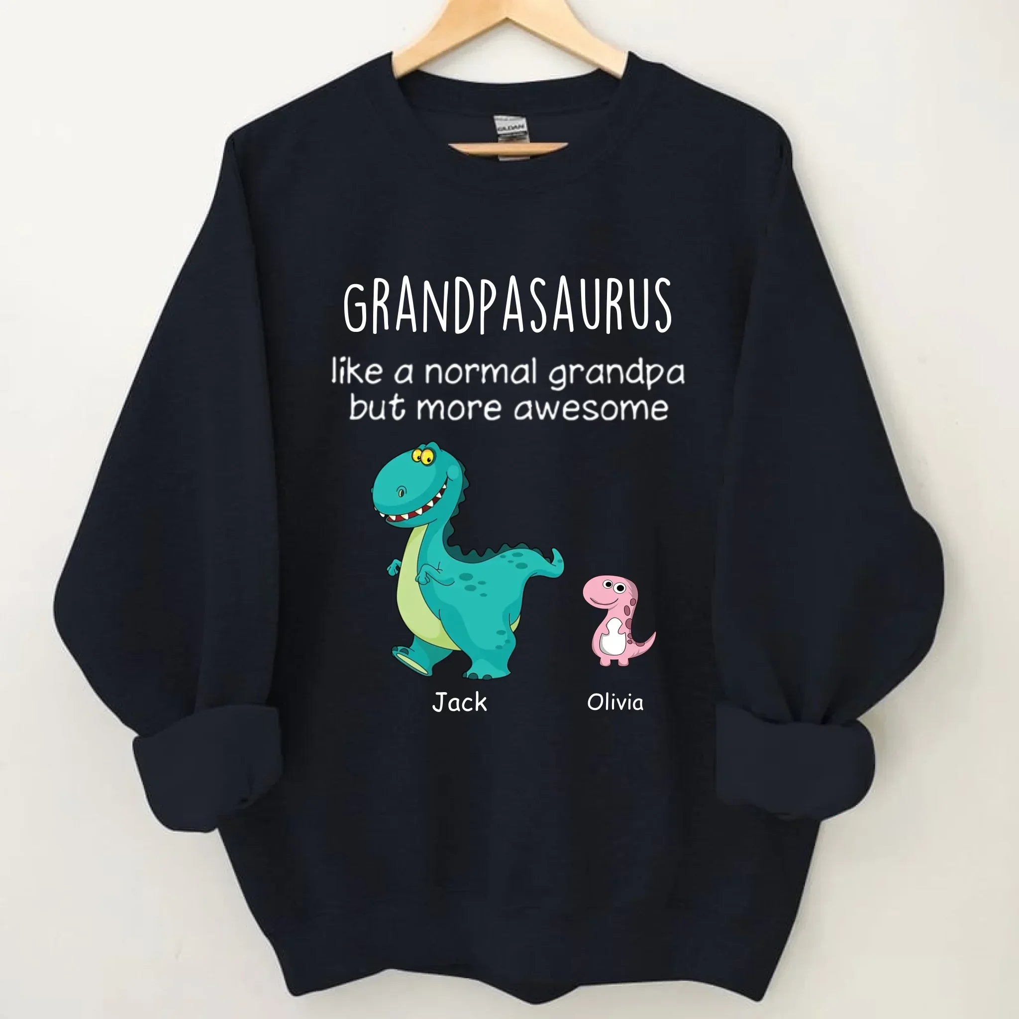 Grandpasaurus And Kids Personalized Shirt - Joliny
