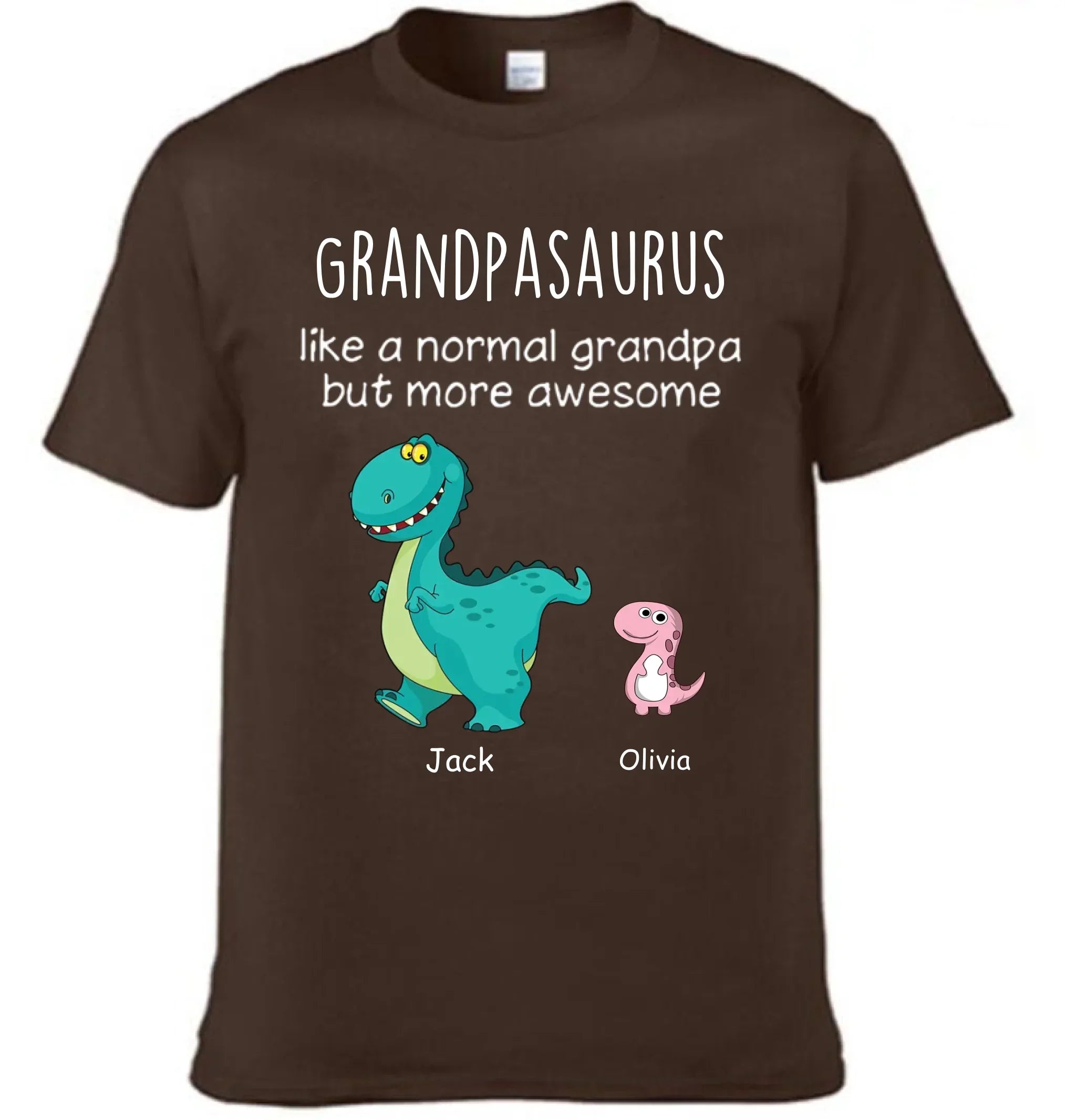 Grandpasaurus And Kids Personalized Shirt - Joliny