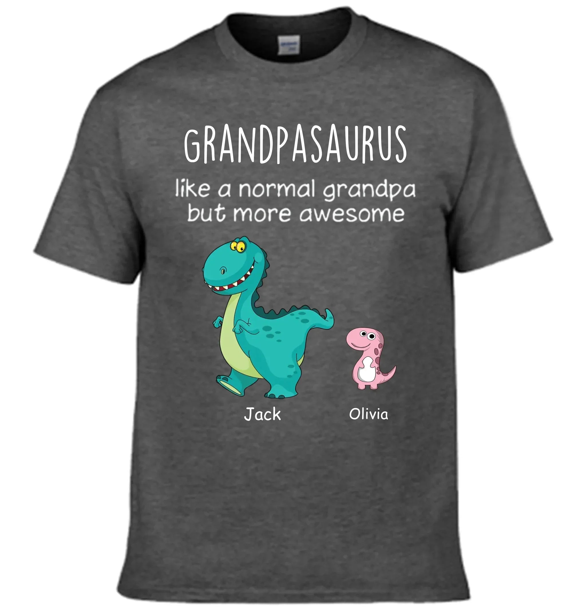 Grandpasaurus And Kids Personalized Shirt - Joliny