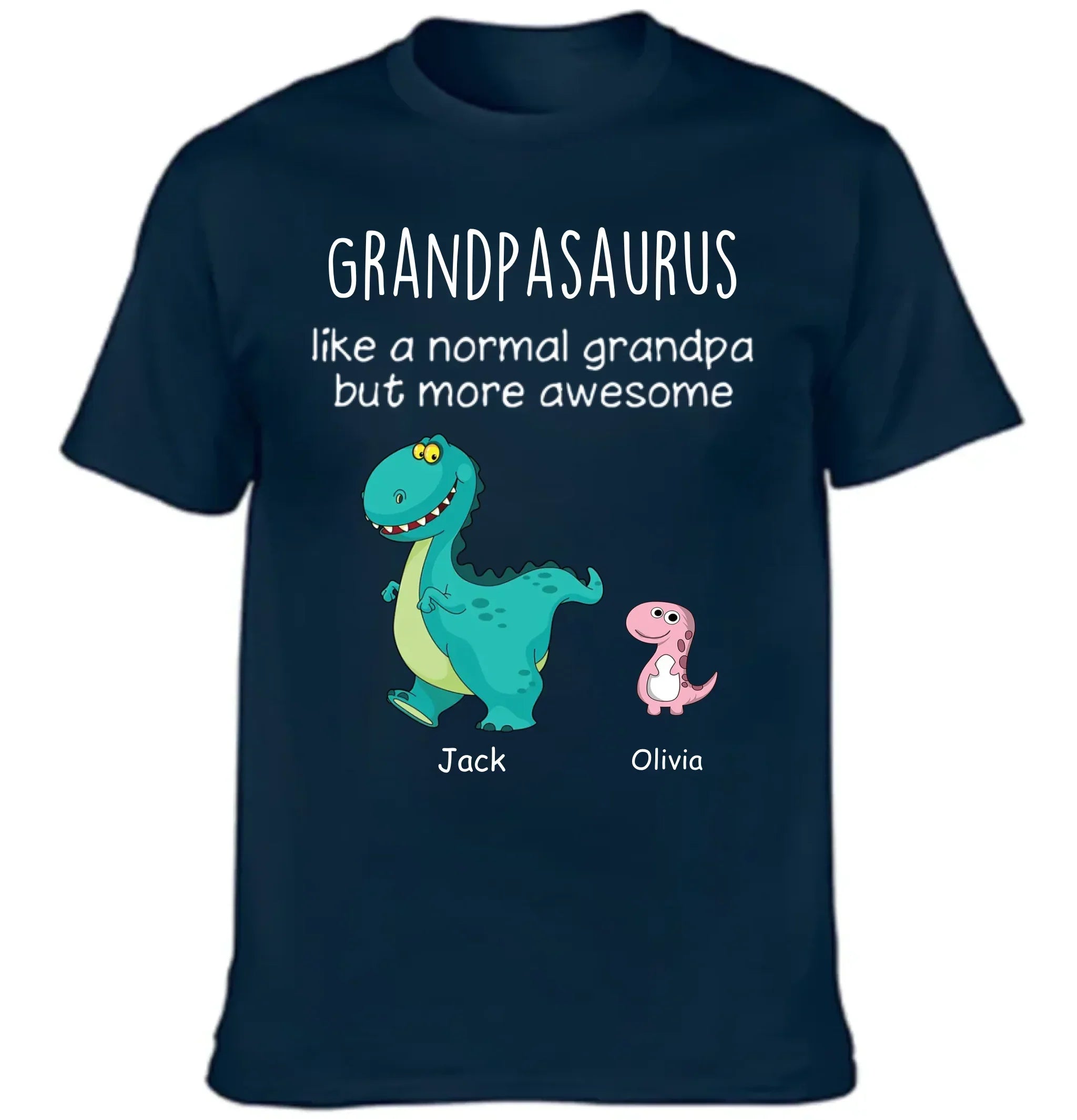 Grandpasaurus And Kids Personalized Shirt - Joliny