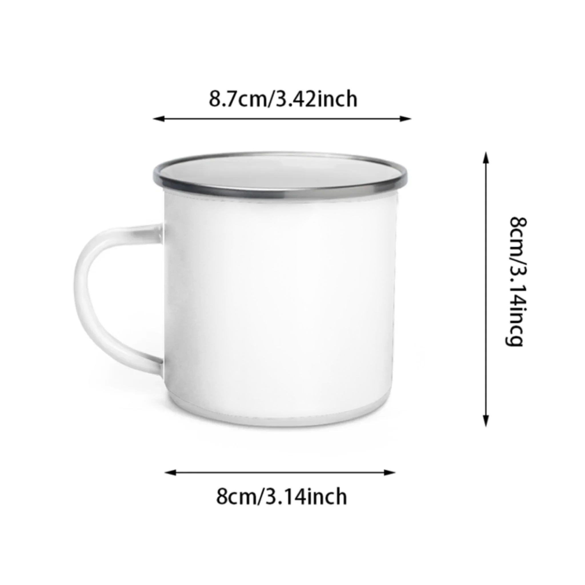 Best Dad Ever Fist Bump - Personalized Father Enamel Mug - Joliny