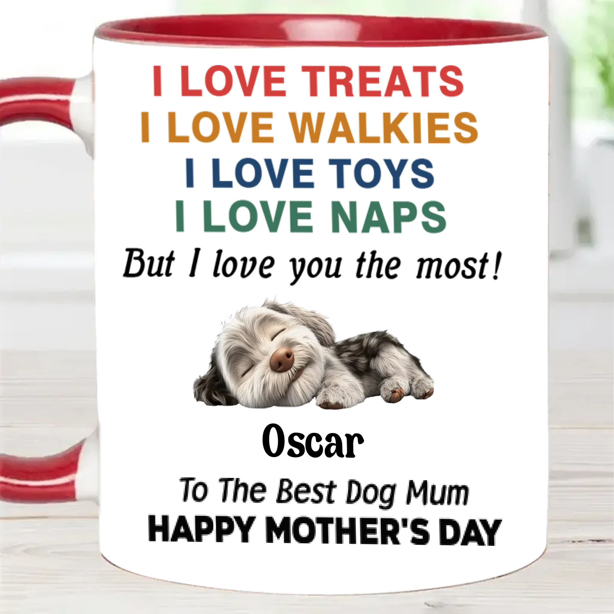 Love You The Most Version - Personalized Custom Coffee Mug - Joliny