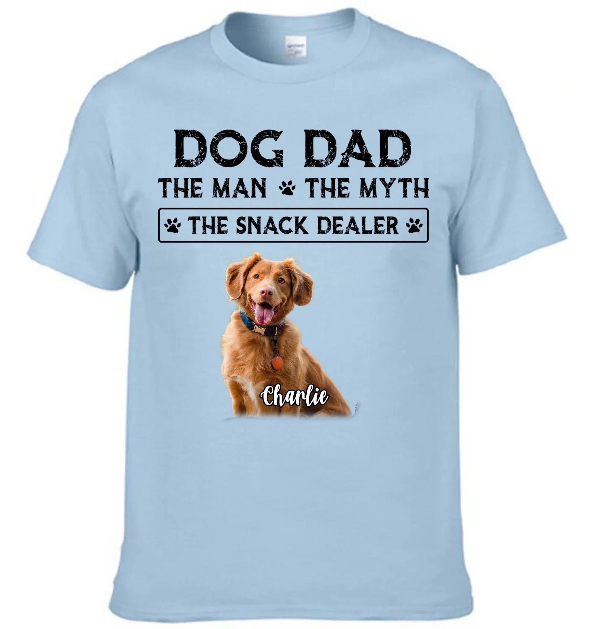 THE MAN THE MYTH - Custom Photo Dog Dad Clothes - Gifts for Pet Owners - Joliny