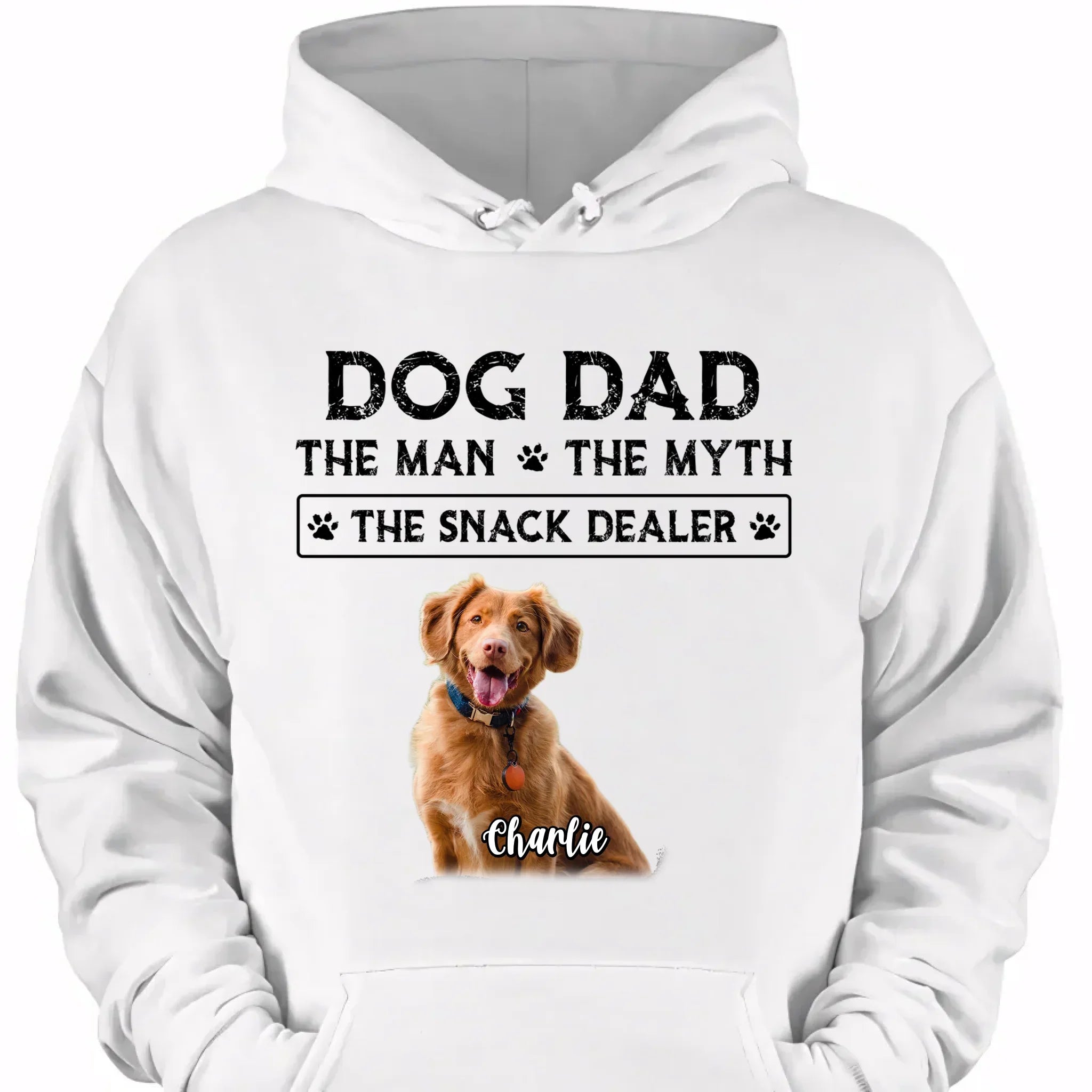 THE MAN THE MYTH - Custom Photo Dog Dad Clothes - Gifts for Pet Owners - Joliny
