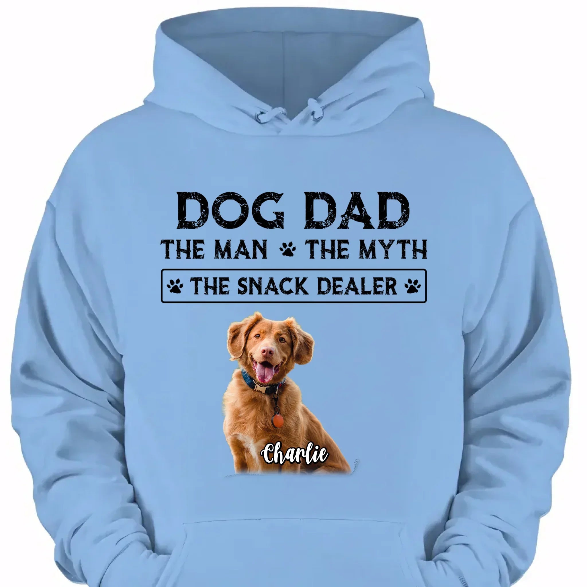 THE MAN THE MYTH - Custom Photo Dog Dad Clothes - Gifts for Pet Owners - Joliny