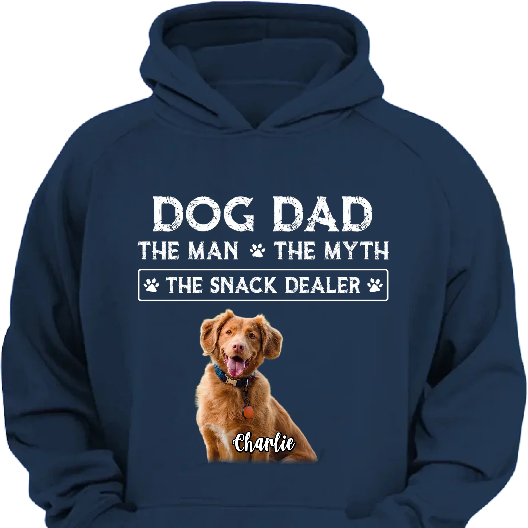 THE MAN THE MYTH - Custom Photo Dog Dad Clothes - Gifts for Pet Owners - Joliny