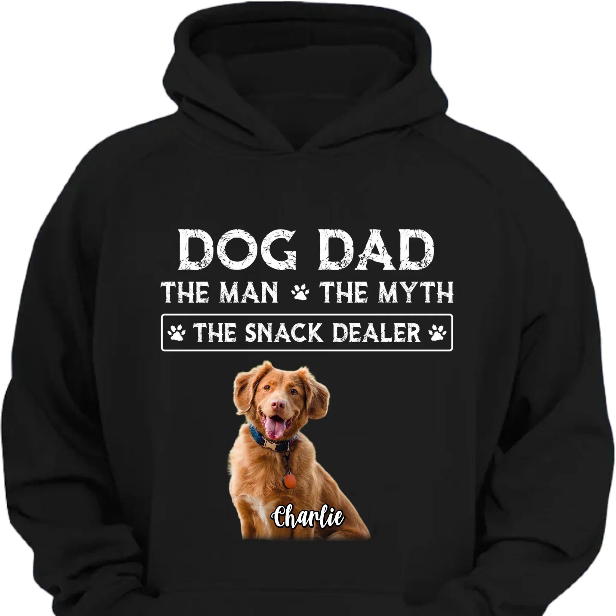 THE MAN THE MYTH - Custom Photo Dog Dad Clothes - Gifts for Pet Owners - Joliny