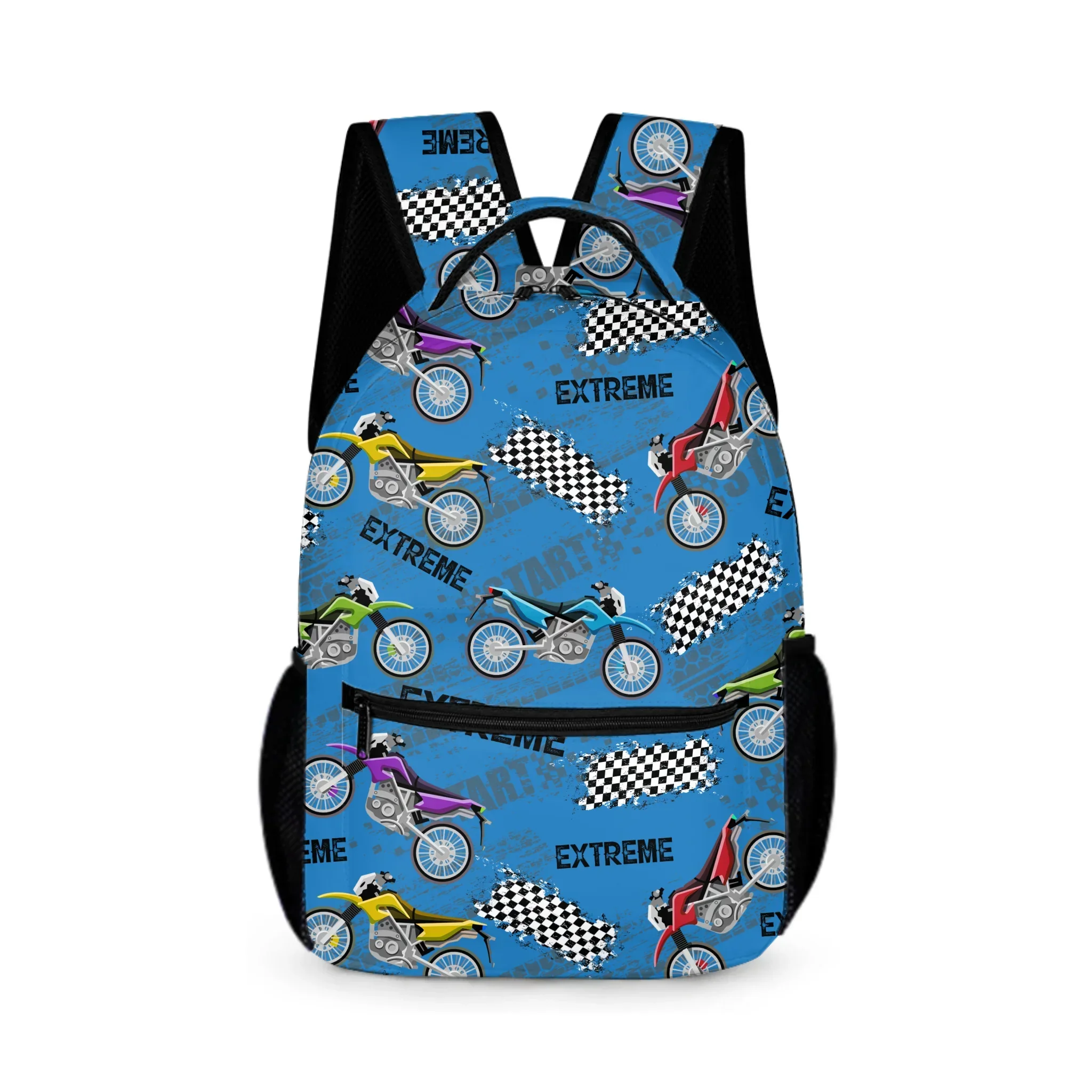 Motorcycle Racing - Personalized Name Backpack - Joliny