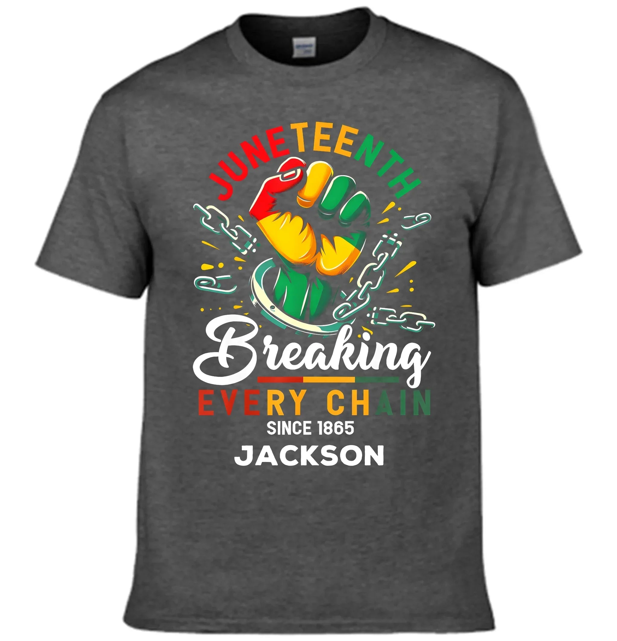 Breaking Chain - Personalized Name Freedom Theme Clothes - Joliny