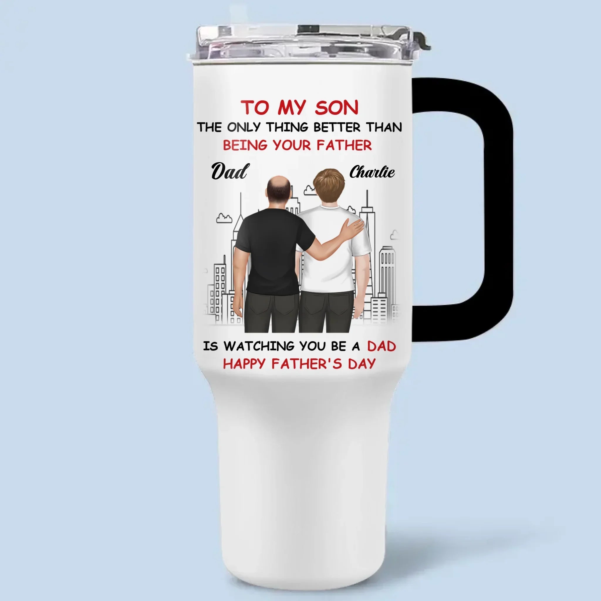 To My Son Cartoonize - Personalized Mug - Joliny