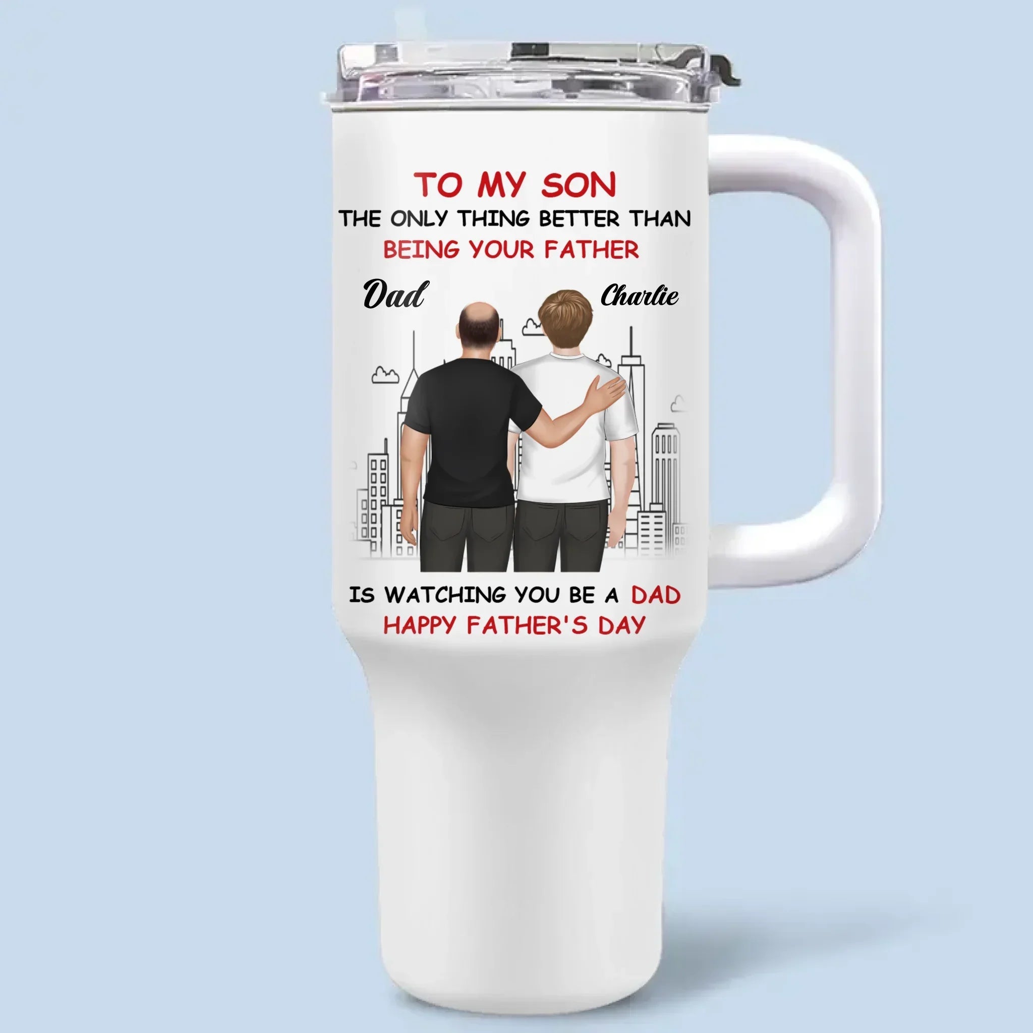 To My Son Cartoonize - Personalized Mug - Joliny
