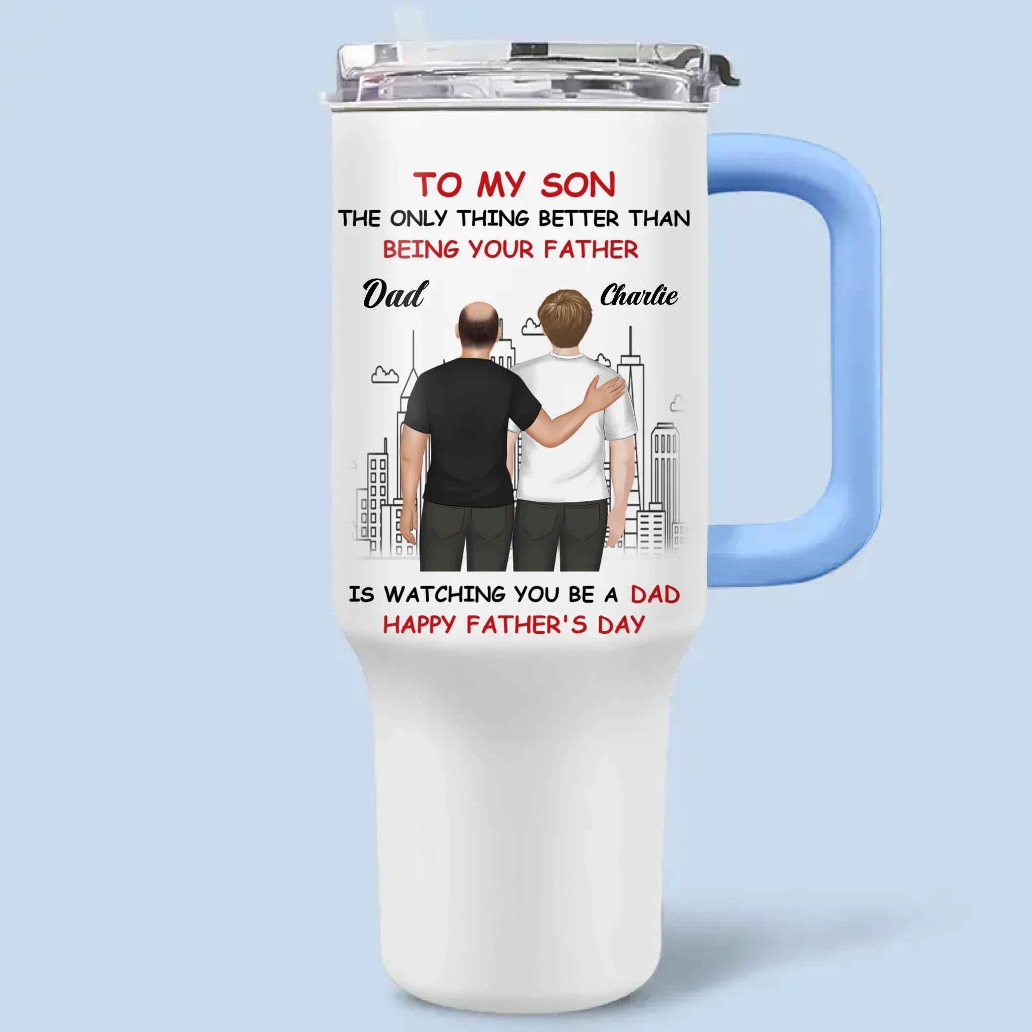 To My Son Cartoonize - Personalized Mug - Joliny